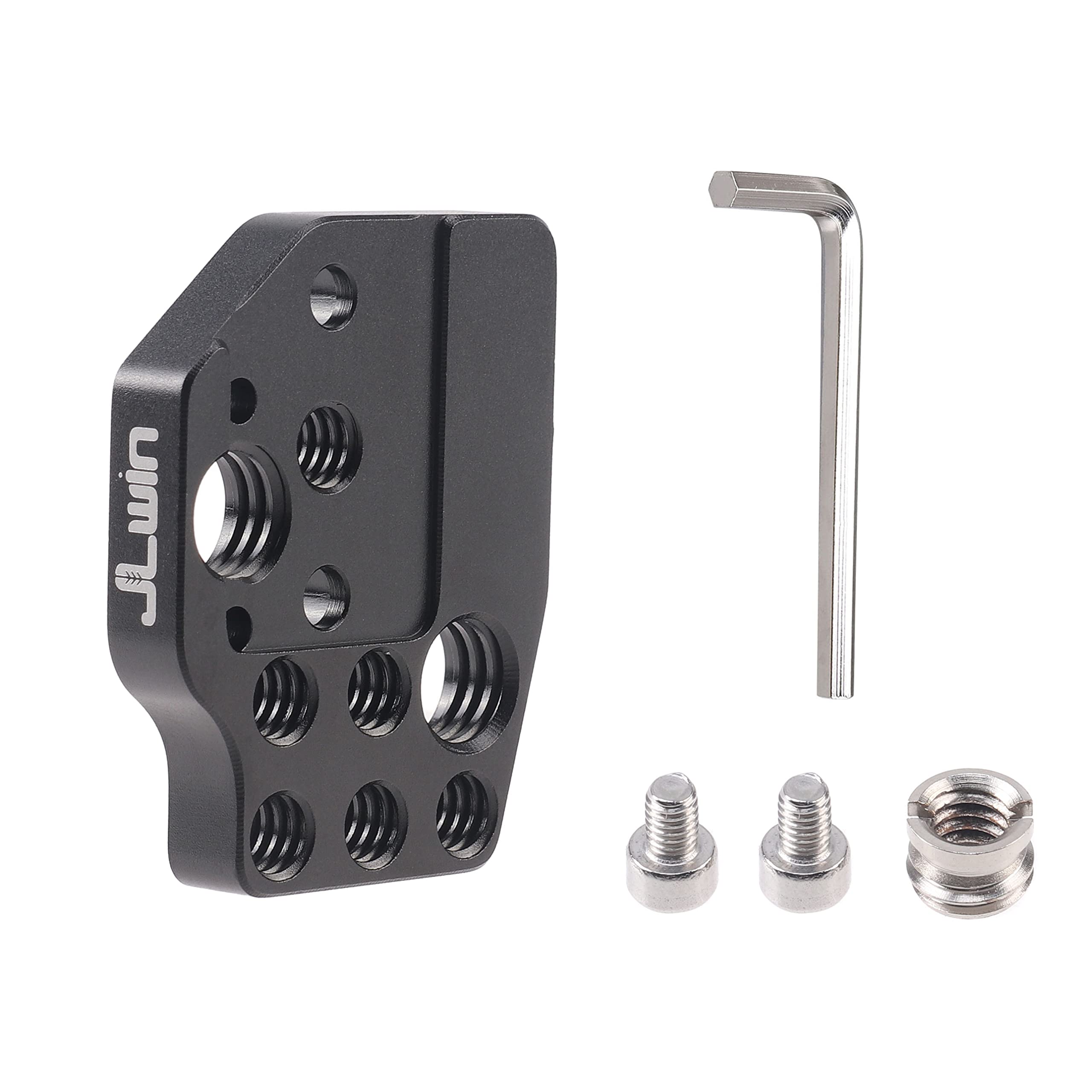Hersmay Universal Quick Release Plate For Dji Ronin Rs4 Mini Pro Sc Rs2 Rs3 Pro Rsc2 Gimbal Stabilizer Accessories,With 1/4"-20 3/8"-16 Holes Cold Shoe For Camera Field Monitor Mic Led Video Light