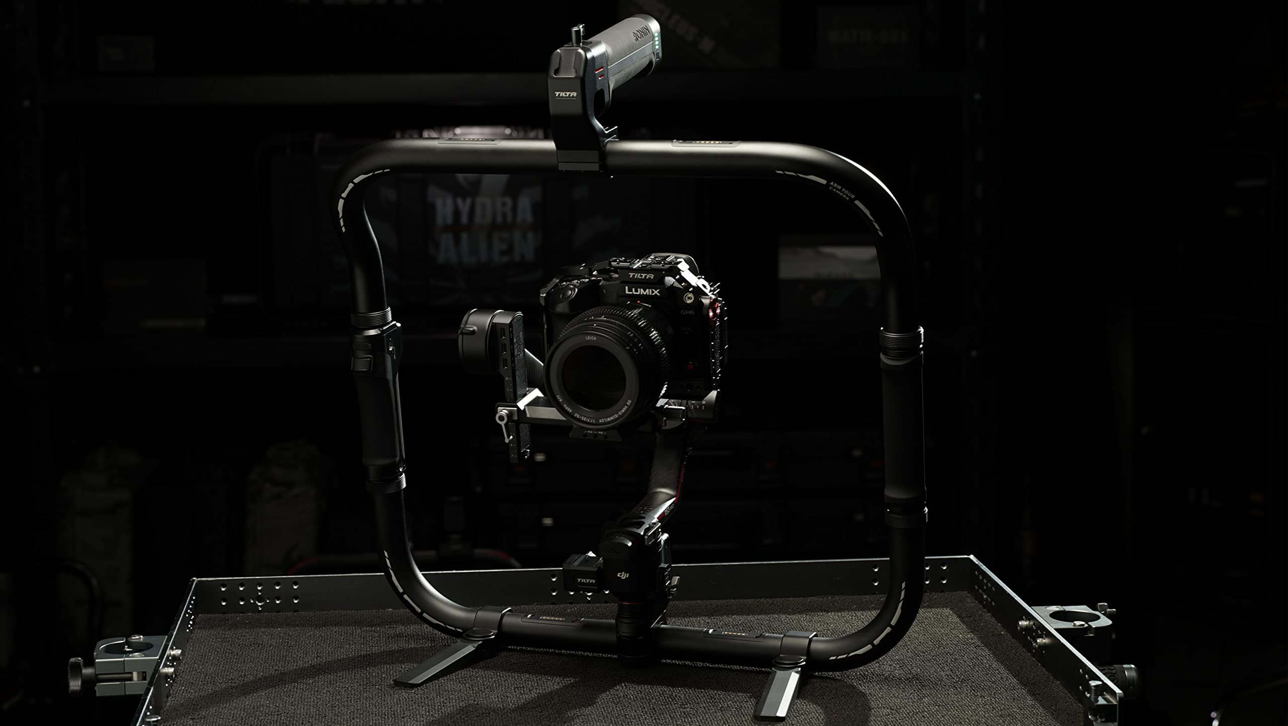 Tilta Basic Ring Grip Plus Compatible With Dji Ronin Rs3 Pro/ Rs4/ Rs4 Pro  Improved Stability, Movement & Flexibility  Aluminum Alloy  Multiple Power Options