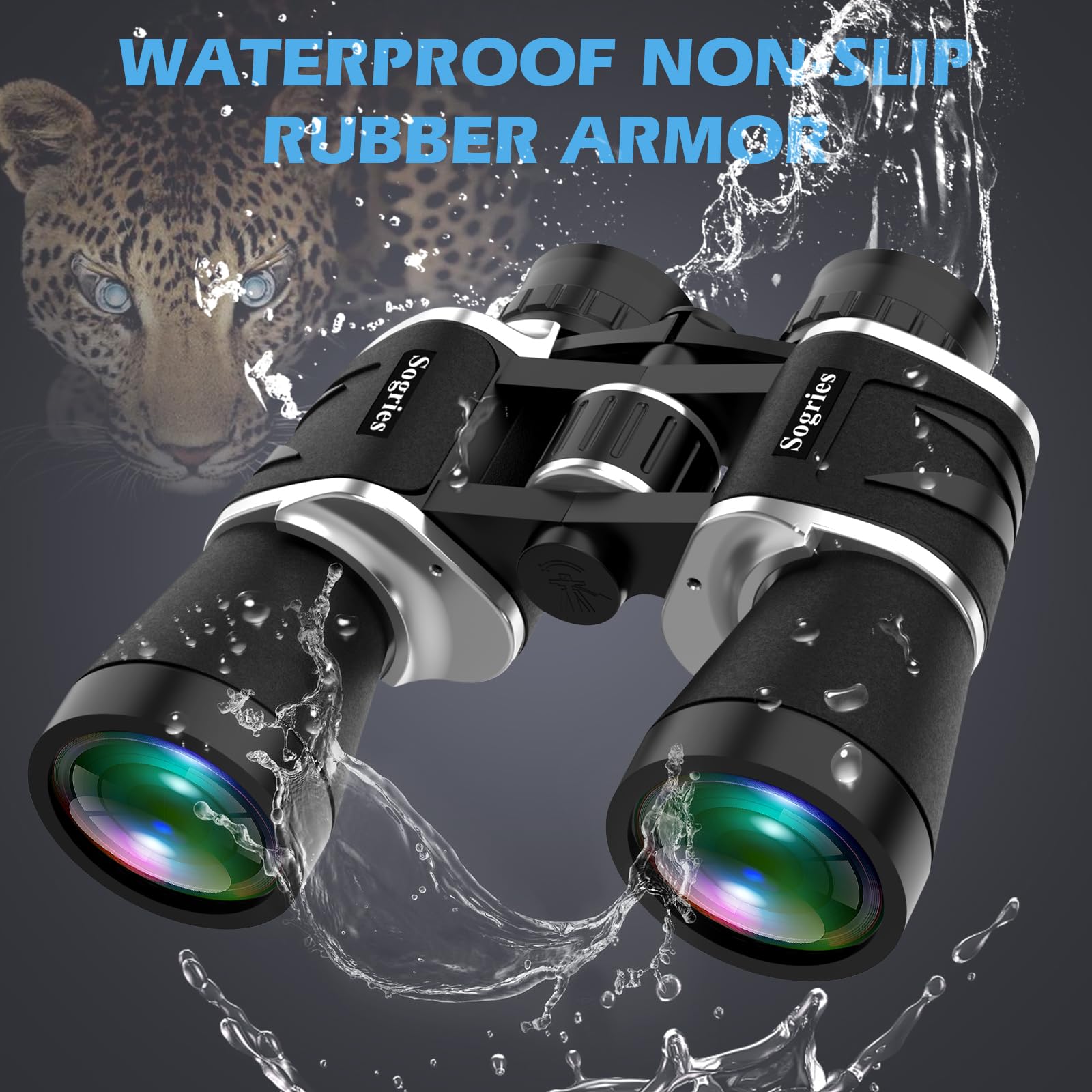 Sogries 20X50 High Power Binoculars For Adults With Low Light Night Vision,Military Compact Hd Professional/Daily Waterproof Binoculars For Bird Watching Hunting/Traveling/Outdoor