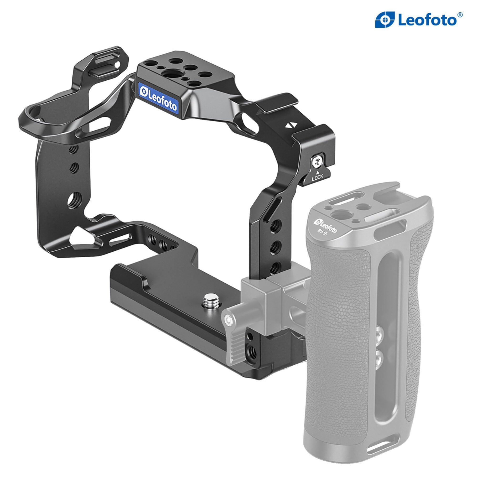 Leofoto Lumix S5Ii Camera Cage, For Panasonic Lumix S5 Ii, Arri, Anti-Twist, Lightweight, Arca Compatible