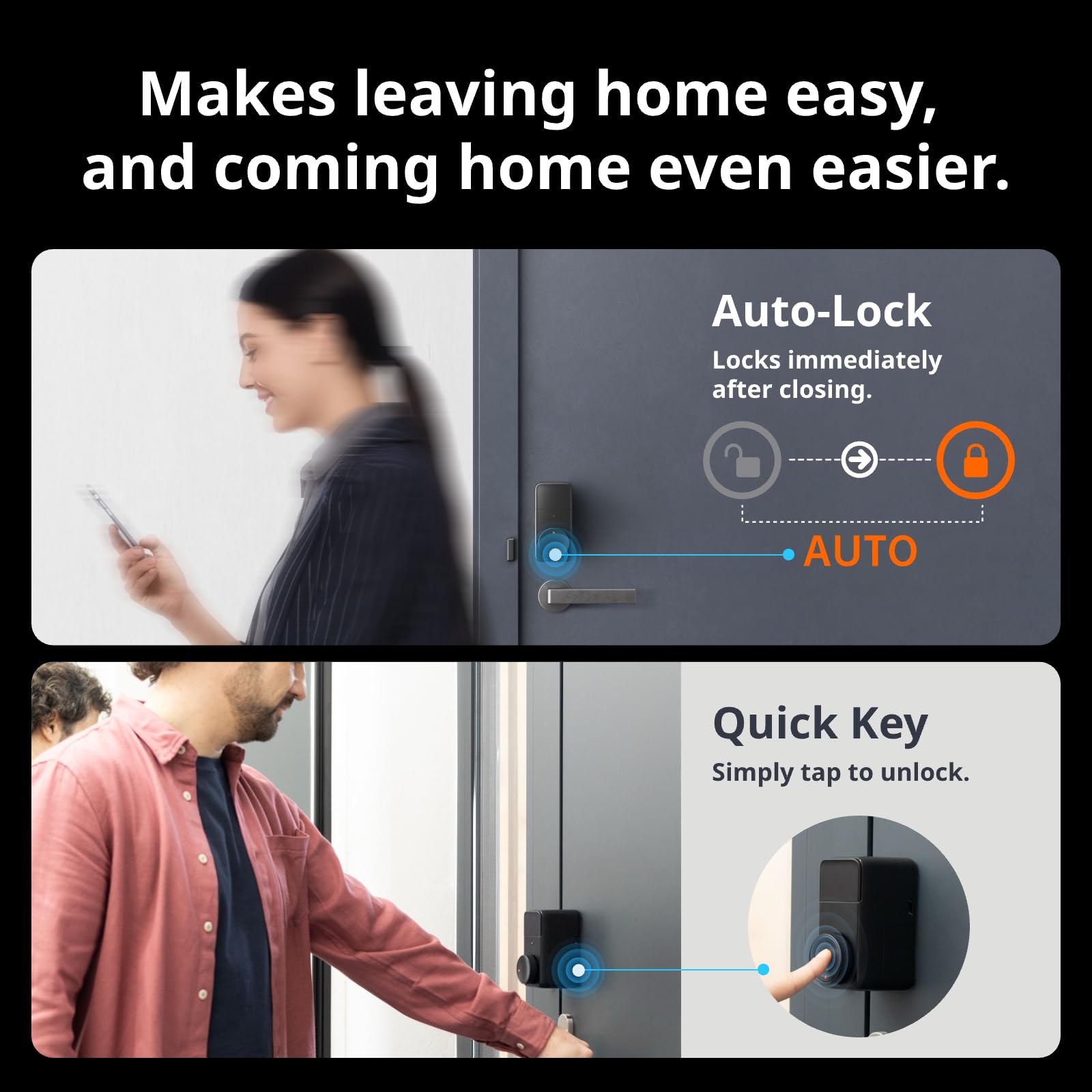 Switchbot Smart Lock Pro, Keyless Entry Door Lock, Smart Door Lock Front Door, Electronic Smart Deadbolt, Fits Your Existing Deadbolt In Minutes, Add Hub2 To Support Matter, Alexa And Google