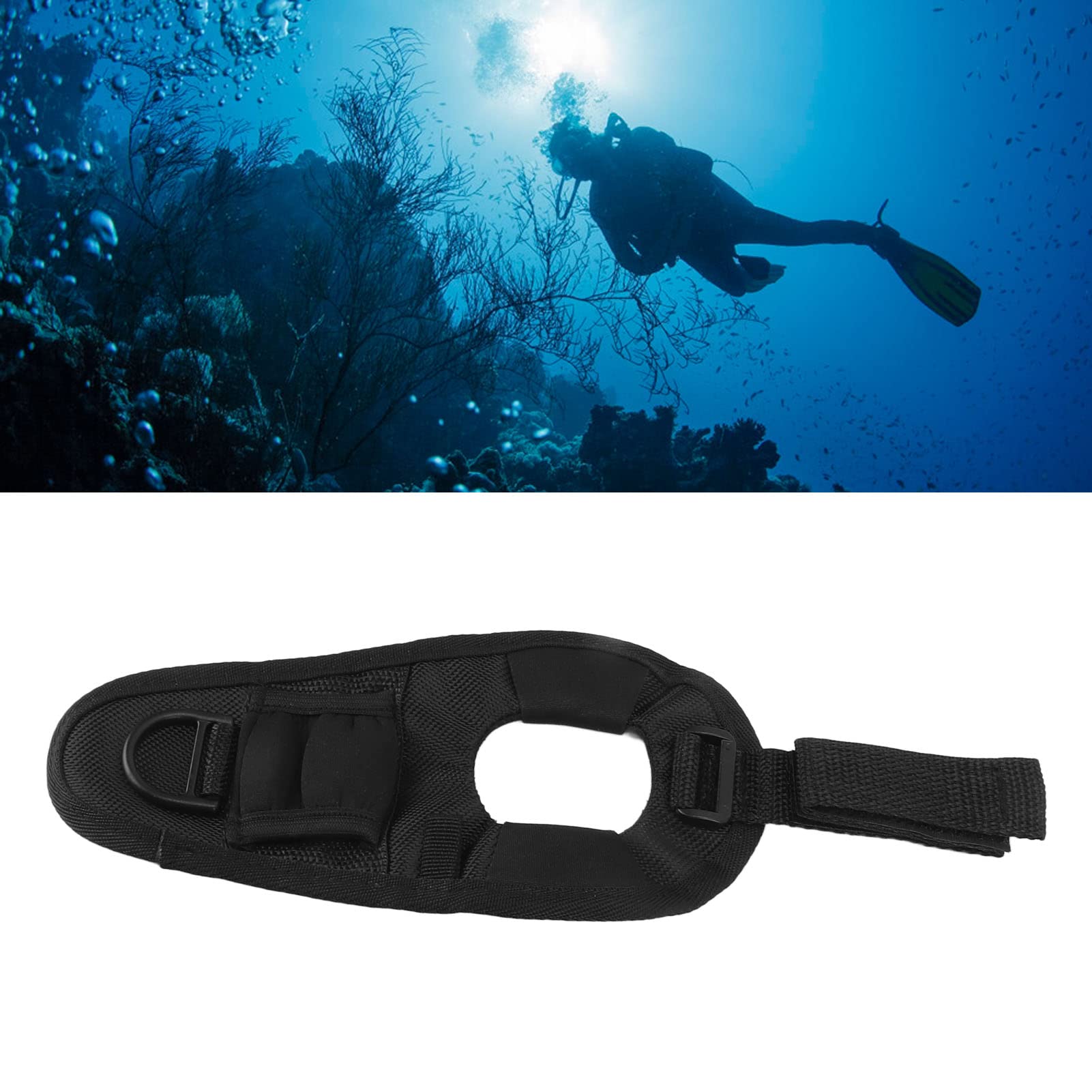 Horoper Flashlight Holster, Flashlight Case Adjustable Diving Torch Protective Covers With Nylon Fixing Wrist Strap For 20‑38Mm Diameter Flashlight