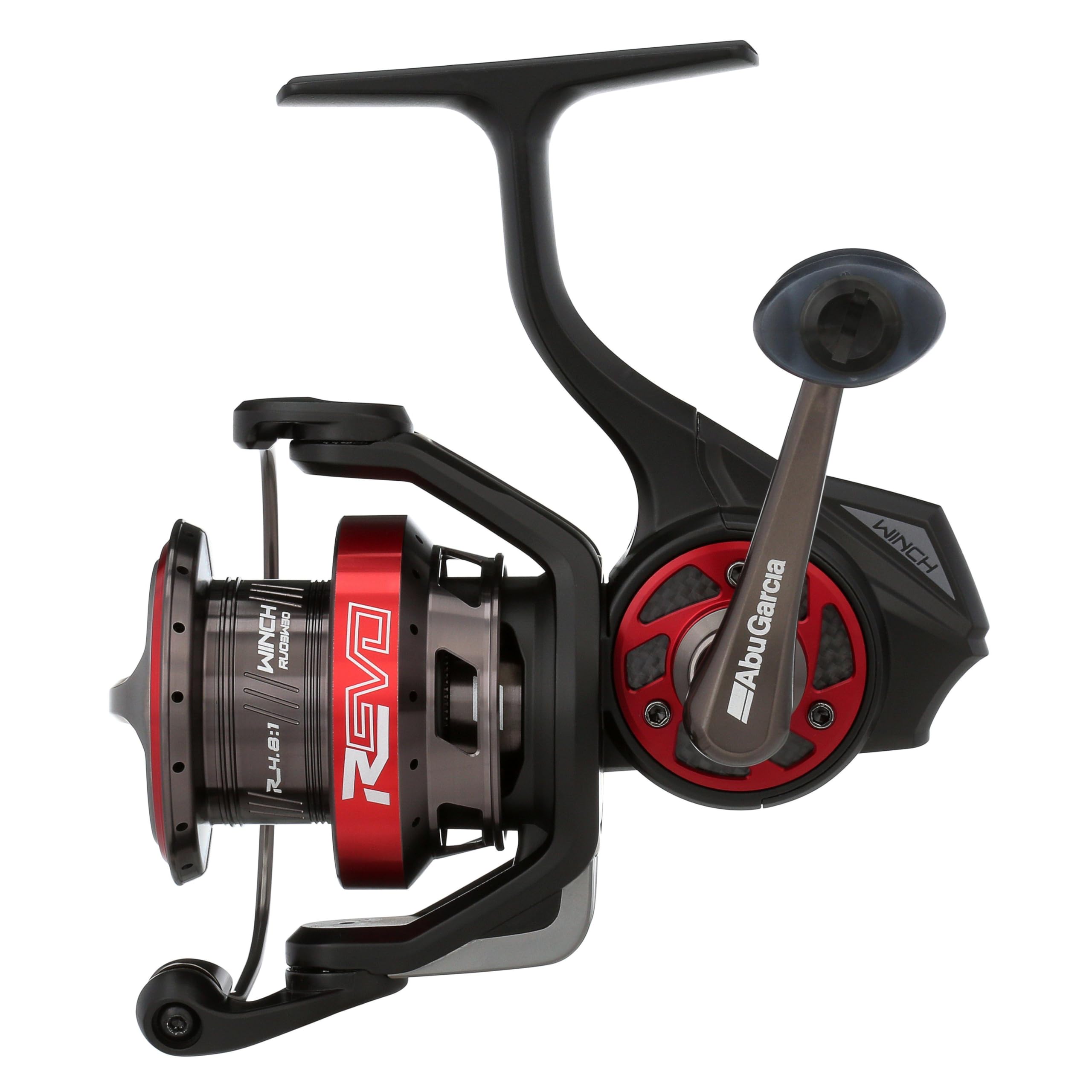 Abu Garcia Revo 3 Winch Spinning Fishing Reel, Size 30, Right/Left Handle Position, Asymmetrical Body Design, Durable, Lightweight Fishing Reels