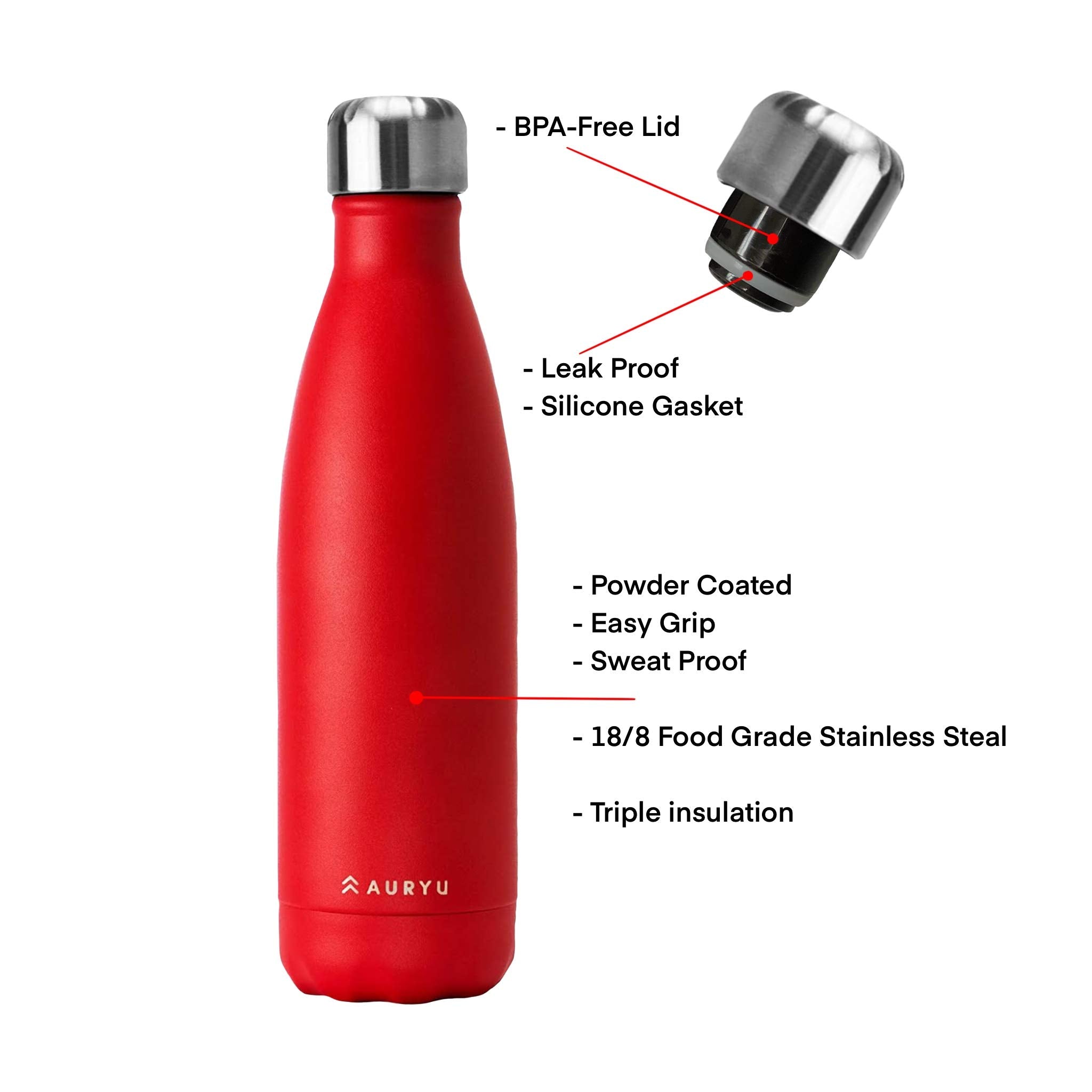 Triple Insulated Stainless Steel Water Bottle, Buy Our Best In Class, Keeps Your Drinks Cold