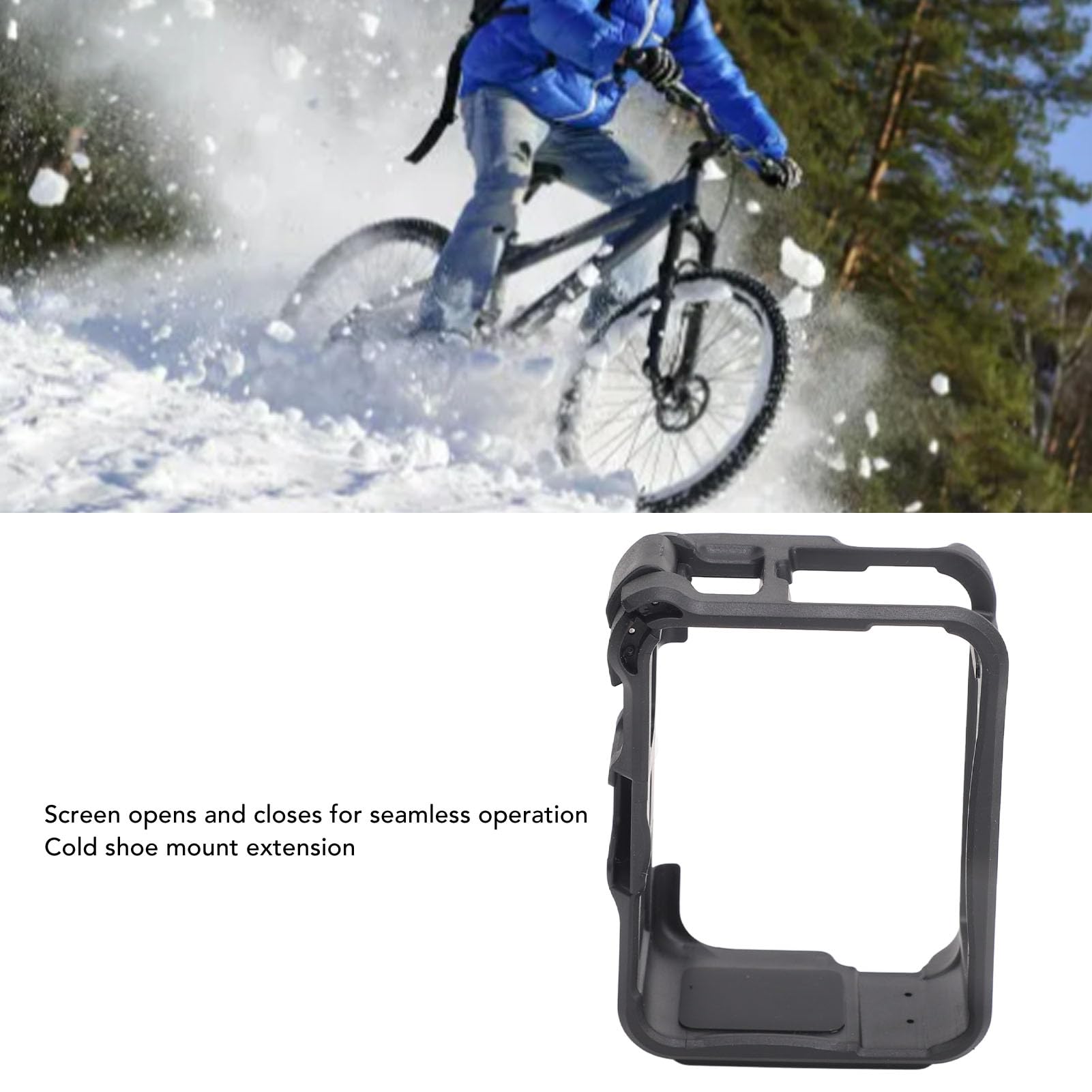 Buachois Camera Cage Stabilizer, Cold Shoe Mount Camera Protective Frame, Anti Drop Camera Vlog Cage Protective Frame For Ace Ace Pro