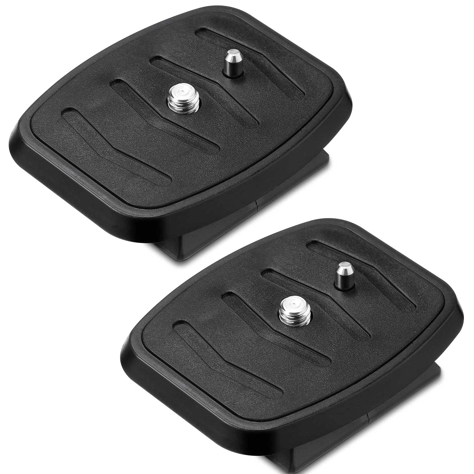 Weewooday 2 Pieces 43Mm Tripod Quick Release Plate Camera Mounting Adapter Plate Parts Replacement For Photography Equipment Camera Mount