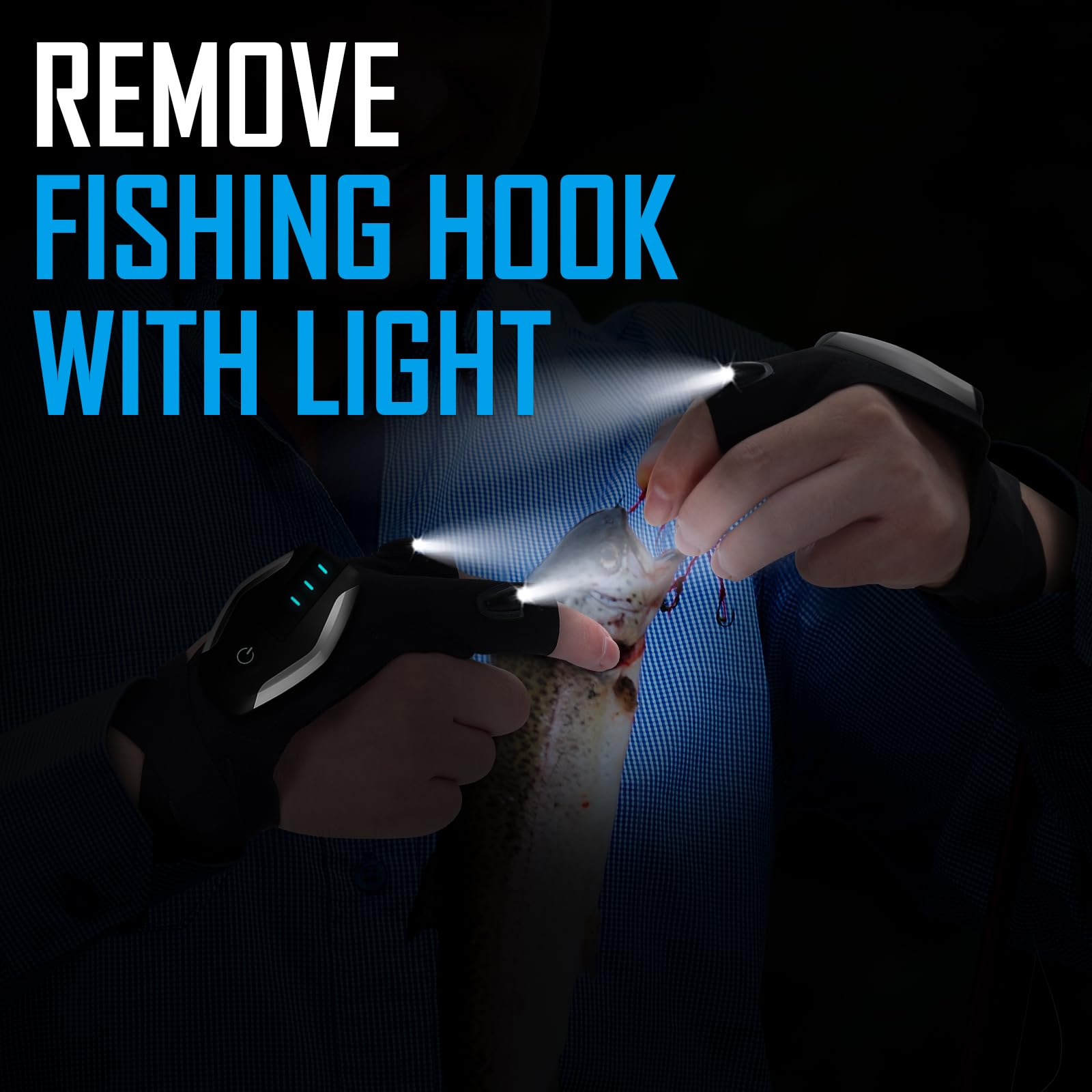 Kezkals  For Men Rechargeable Flashlight Gloves, Fathers Day Dad  From Daughter, Dad  For Fathers Day, Birthday  For Husband Boyfriend, Father'S Day Flashlight Gloves, Cool Gadgets