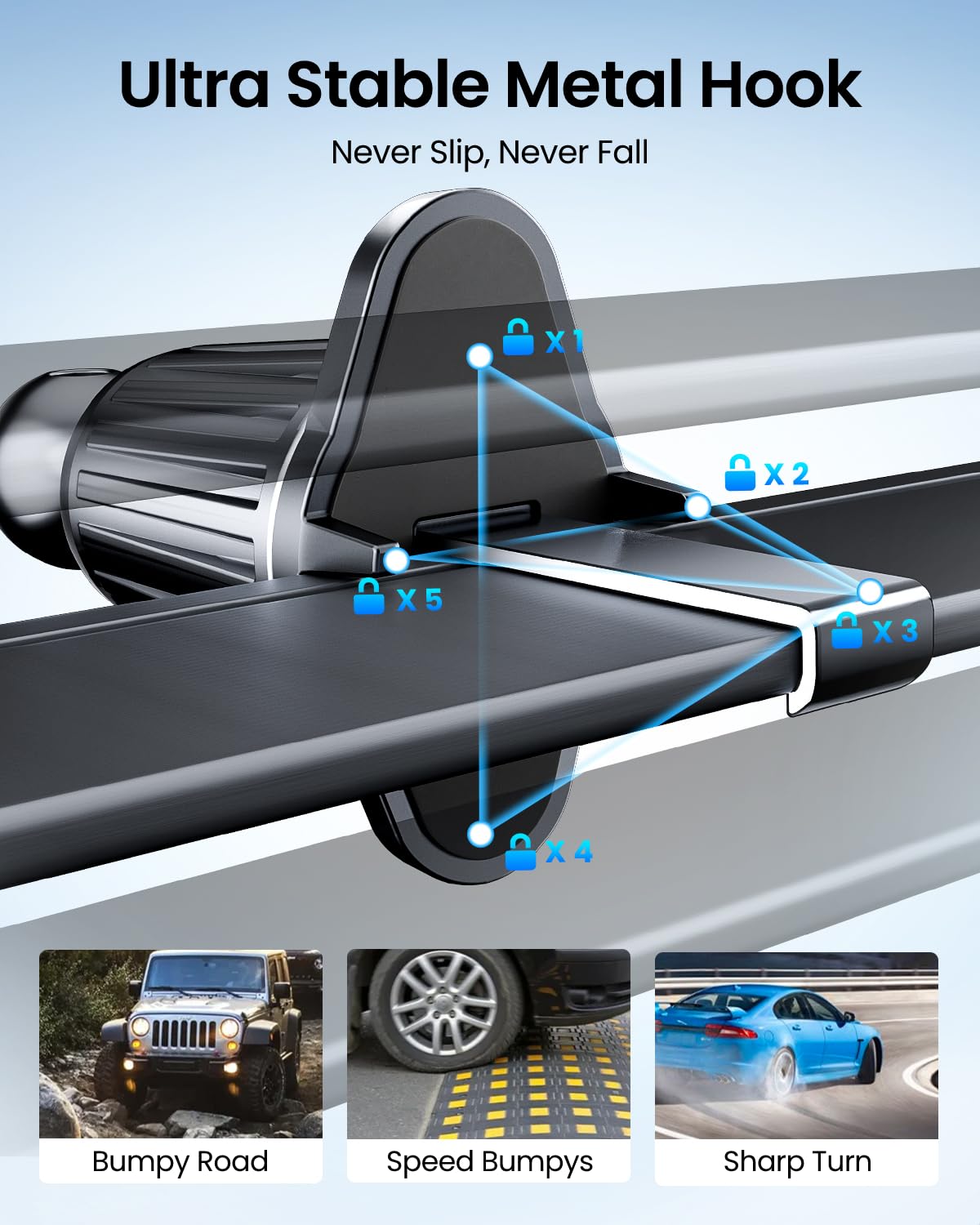 Reevaa For Magsafe Car Mount [Strongest Magnet Power] Magnetic Phone Holder For Car Vent, 360° Adjustable Magnetic Car Mount Accessories Fit For Iphone 16 Pro Max 15 14 13 12 Plus Mini