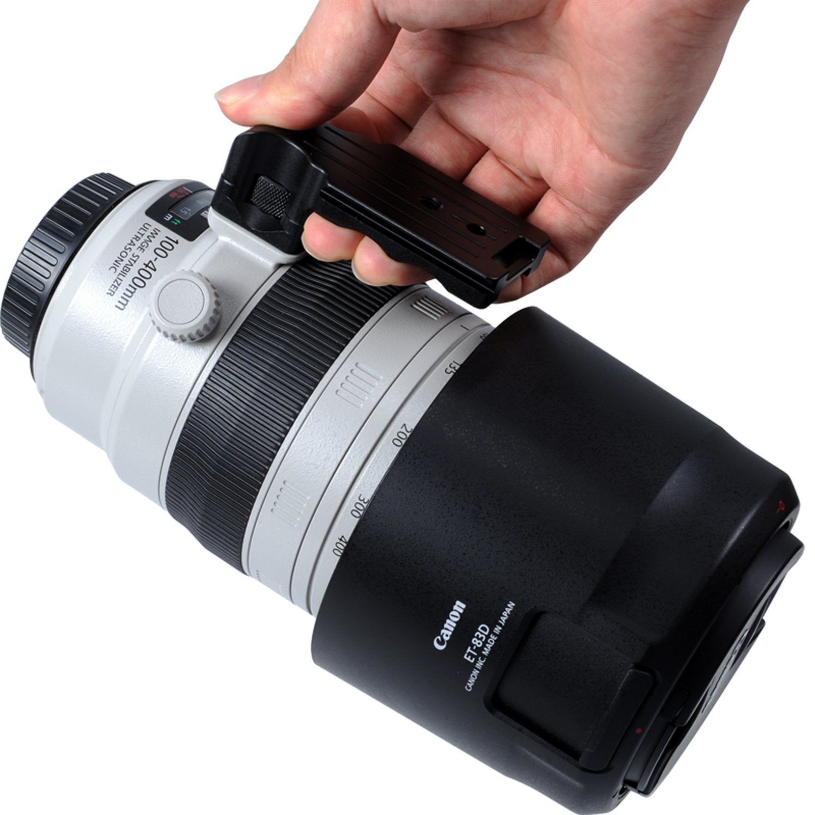 Ishoot Lens Collar Foot Tripod Mount Ring Stand Base For Canon Ef 100-400Mm F/4.5-5.6L Is Ii Usm Bottom Is Camera Quick Release Plate Compatible With Ball Head Of Arca-Swiss Standard Interface