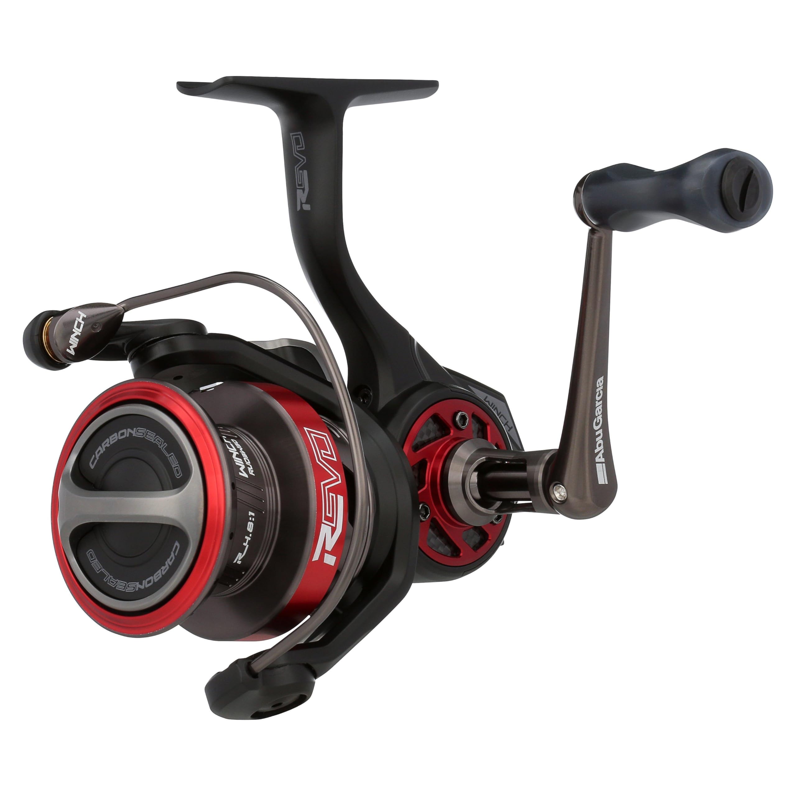 Abu Garcia Revo 3 Winch Spinning Fishing Reel, Size 30, Right/Left Handle Position, Asymmetrical Body Design, Durable, Lightweight Fishing Reels
