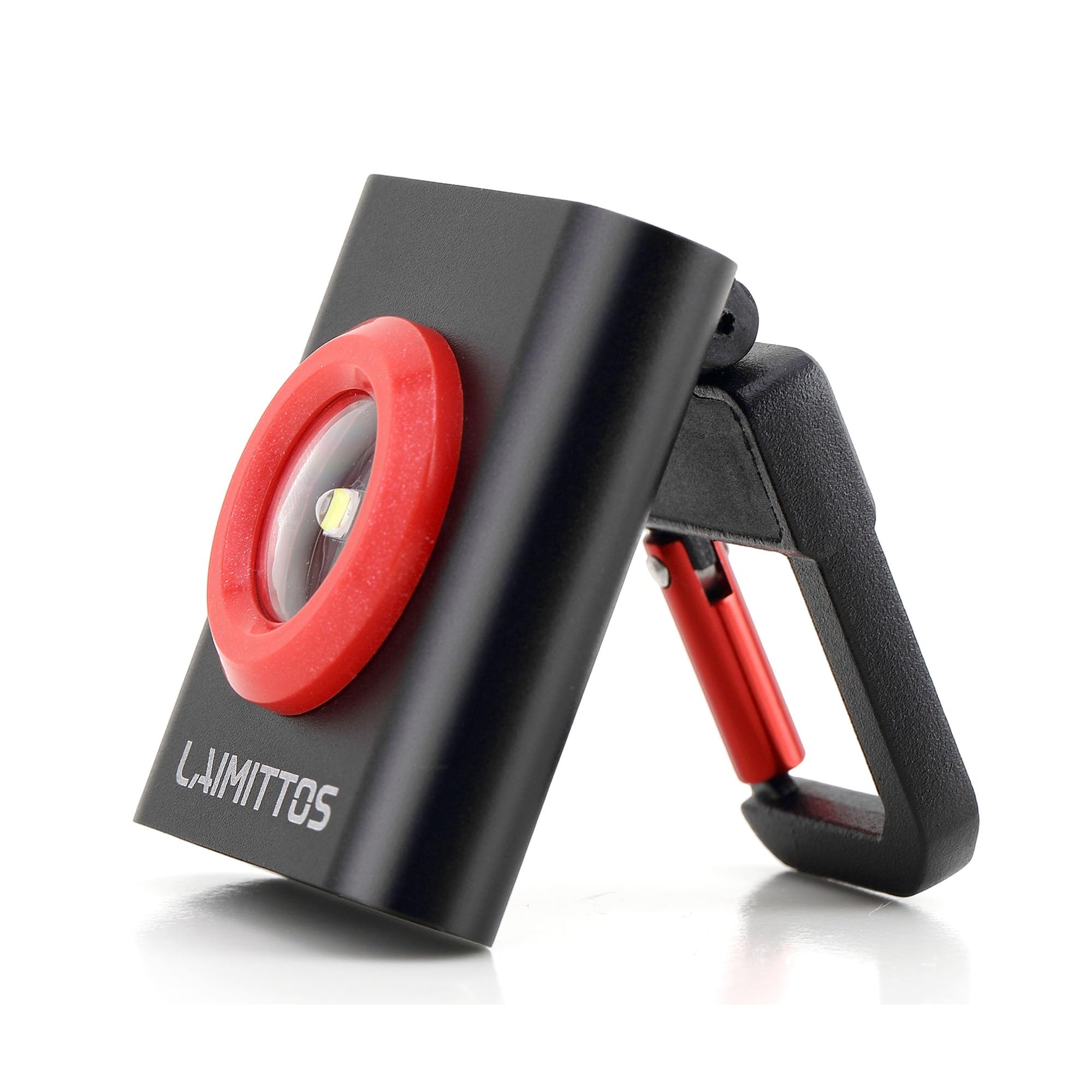 Laimittos Mini Keychain Flashlight 500 Lumens, Small Flashlight Powerful Rechargeable Emergency Pocket Flashlight High Lumens With Foldable Magnetic Bracket