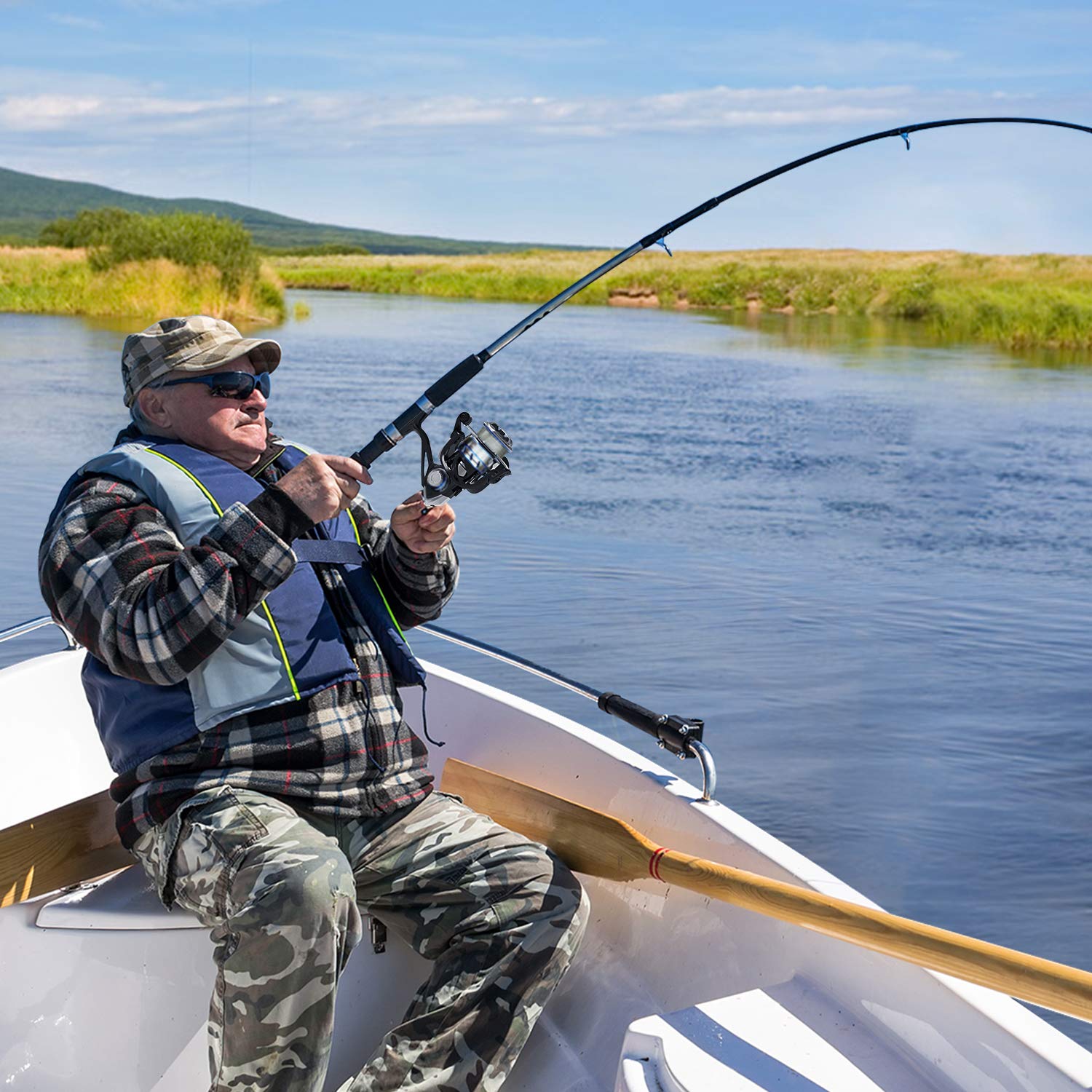 Tempo Apex Plus Spinning Reel, Ultralight Premium Magnesium Body, Super Smooth Fishing Reel With 10 + 1 Bb, Powerful And Durable Reel With Strong 39Lb Max Carbon Fiber Drag