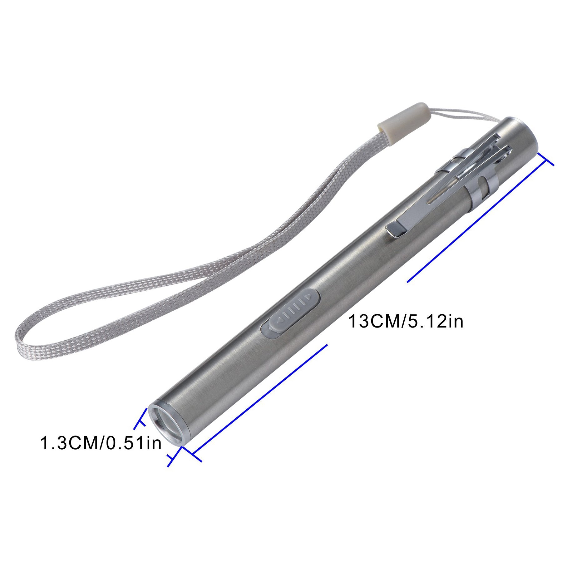 Optimal Shop Usb Rechargeable Mini Led Flashlight,High Lumen Pen Light Mini Pocket Torch For Home And Outdoor Activities (1 Pack)