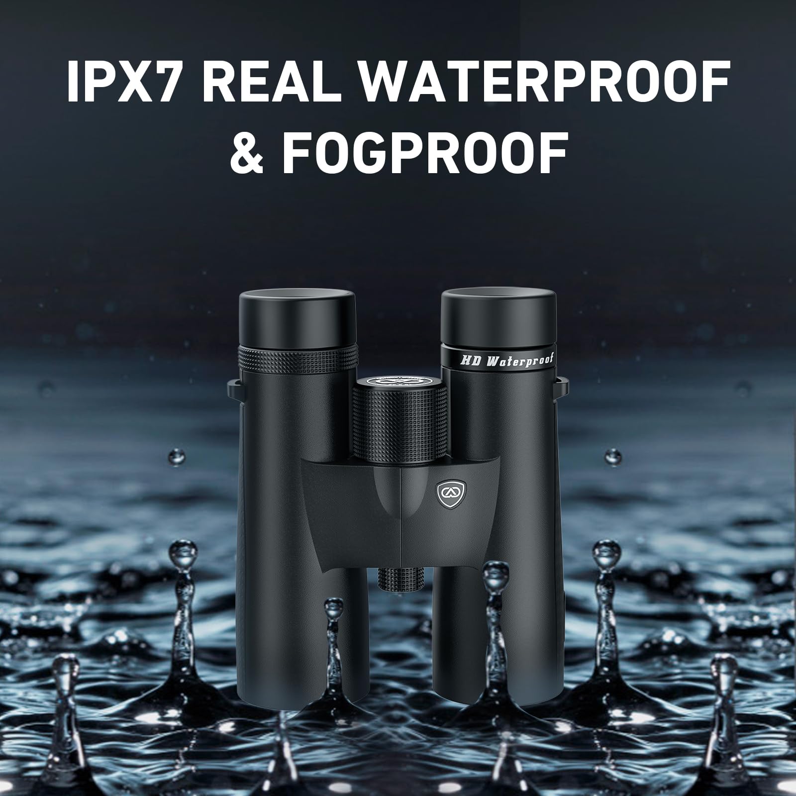 Three Triping 10X42 Hd Binoculars For Adults High Powered With Phone Adapter, Tripod And Tripod Adapter, Ipx7 Waterproof Binoculars With Clear Low Light Vision For Bird Watching Cruise Ship Travel