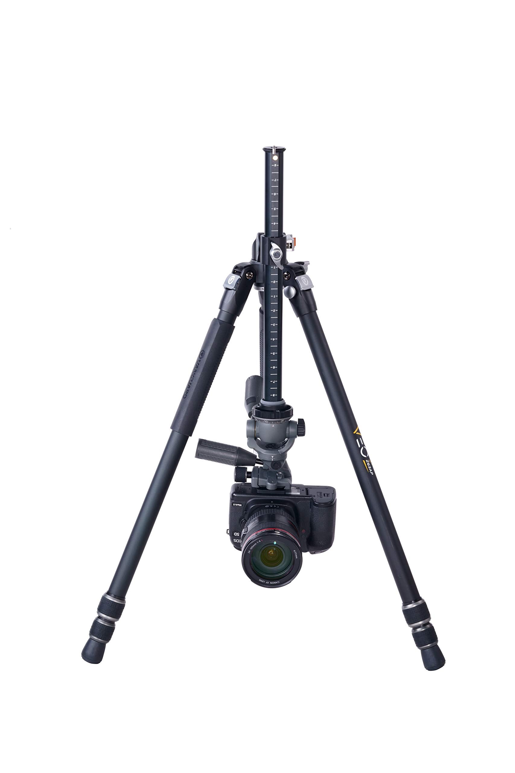 Vanguard Veo3+263Ap Aluminum Tripod With Pan Head And Multi-Angle Center Column For Overhead Shots