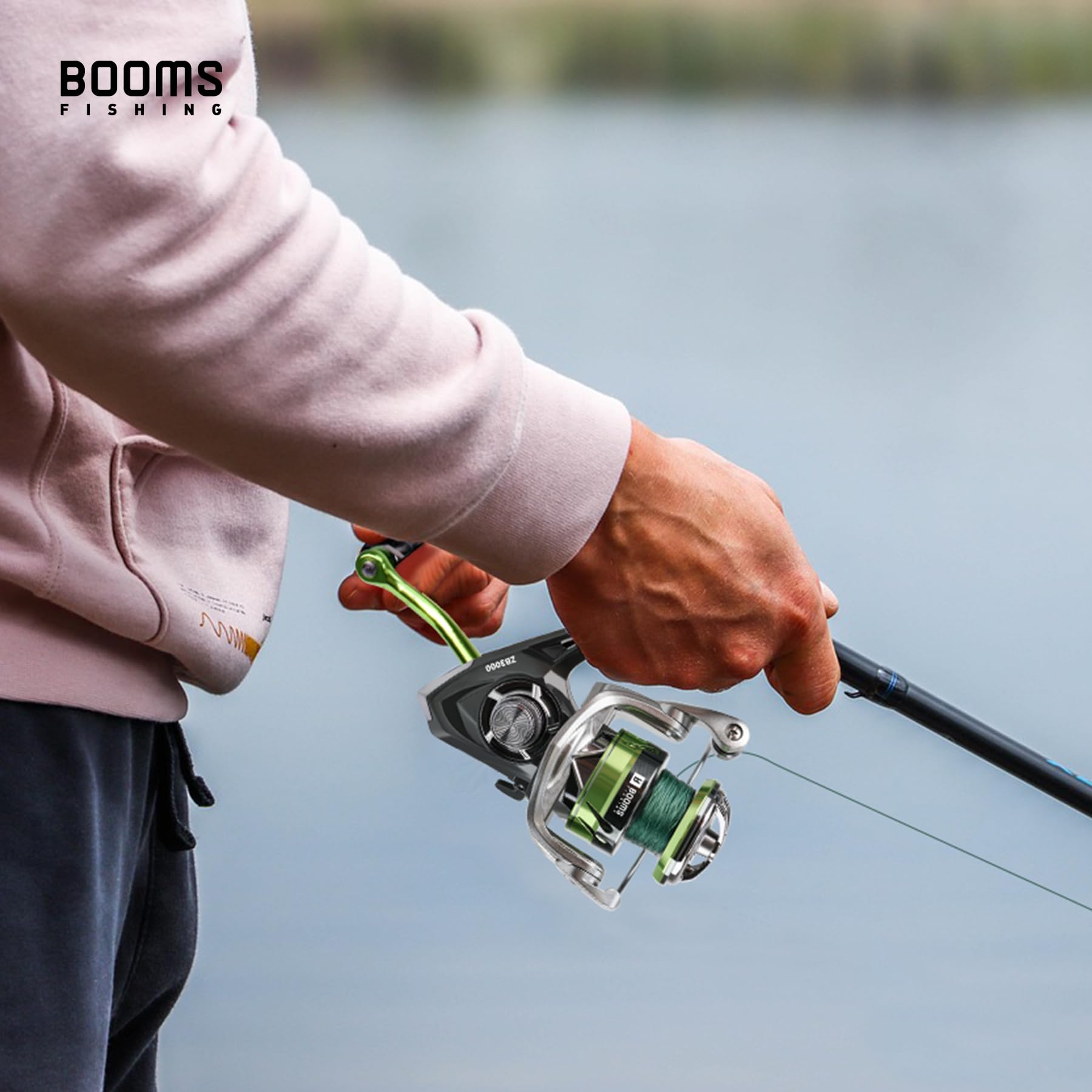 Booms Fishing Sn3 Fishing Spinning Reels, 1000, 2000, 3000, 4000, Light Weight, 5.2:1 Gear Ratio, 17.5-26.5Lbs Max Drag, 4+1Bb Stainless Bb Fishing Reel For Saltwater Or Freshwater