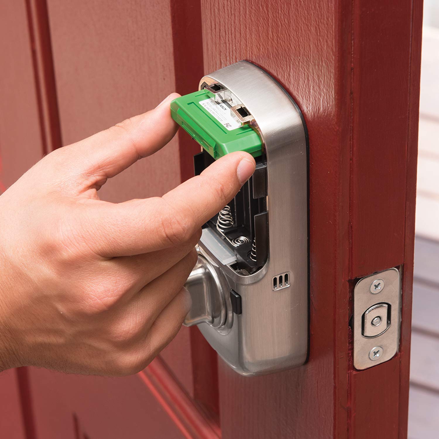 Yale Security Assure Lock Touchscreen With Z-Wave With Ridgefield Handleset - Works With Ring Alarm, Samsung Smartthings, Wink, Adt And More, Black