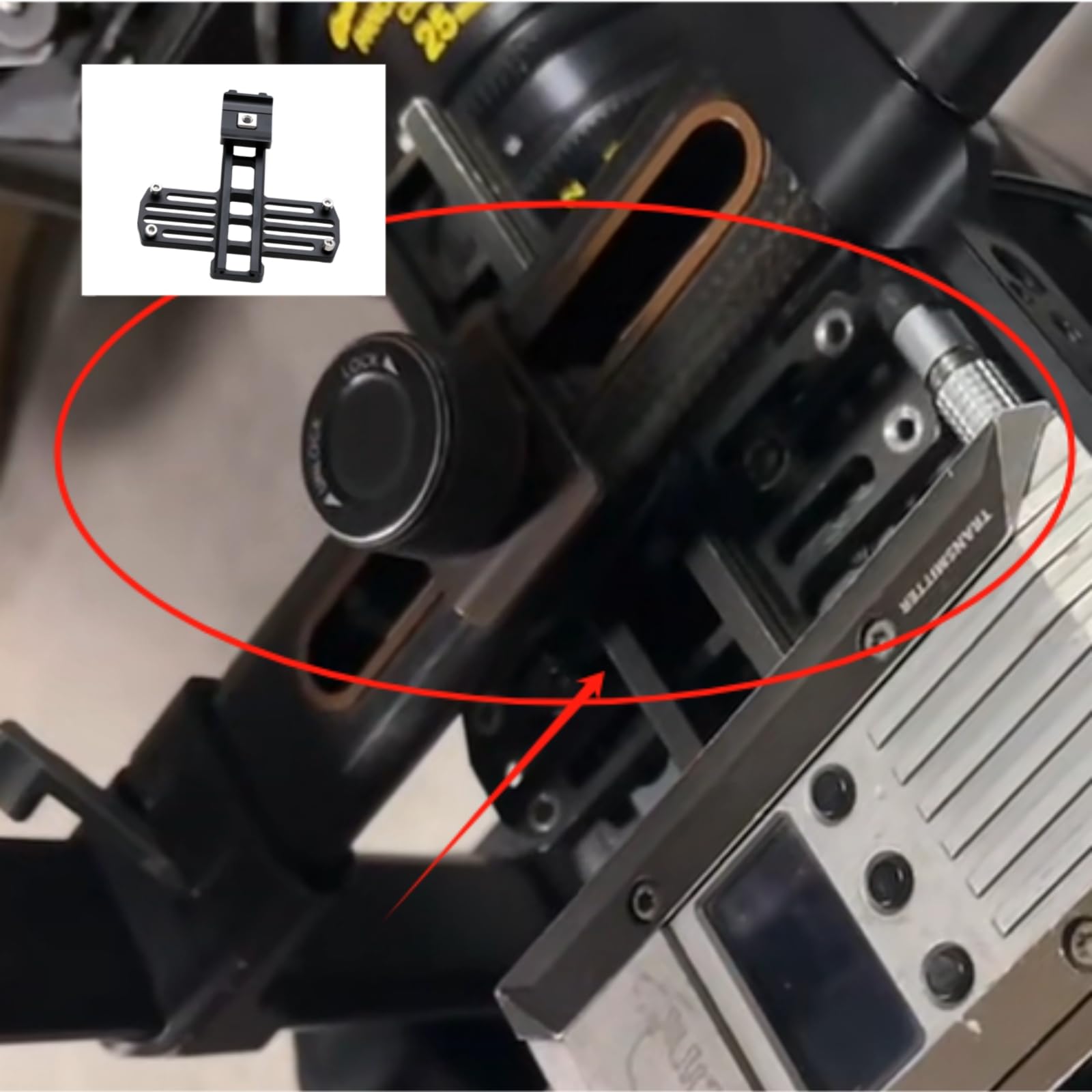 Zblzgp Lightweight Fixed Cross Bracket Convenient Quick Installation Fixed Bracket Suitable For Dji Ronin 2 Alexa Mini Camera