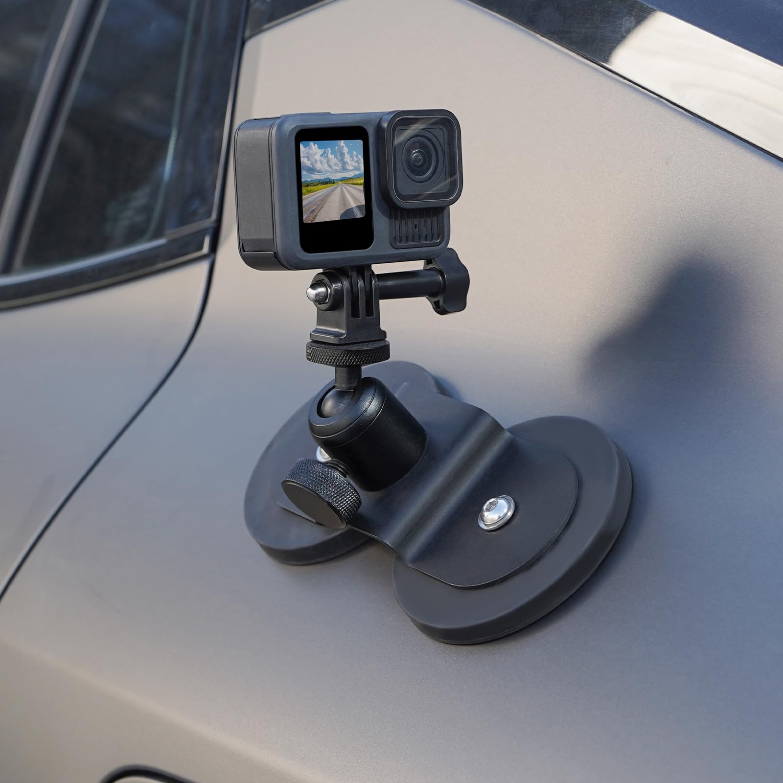Brdrc Magnetic Car Mount For Gopro, Magnet Outside Camera Phone Holder Clip Stand For Gopro Hero Black Max, For Insta360 X4 X3 Go 3S, For Dji Pocket 3 Action 5 Pro 4 3, For Iphone Samsung Accessories