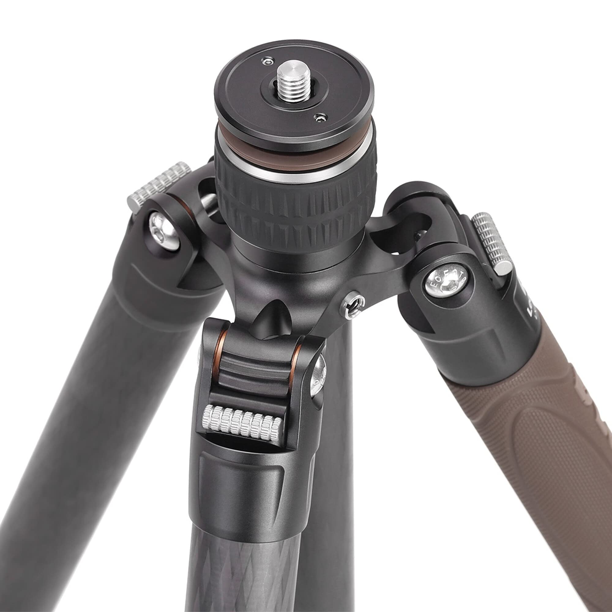 Leofoto Lx-224Ct+Xb-32Q Travel Tripod, Urban Series, Carbon Fiber, 4 Leg Sections, Portable And Lightweight, Reversible Leg And Center Column, Ball Head Set