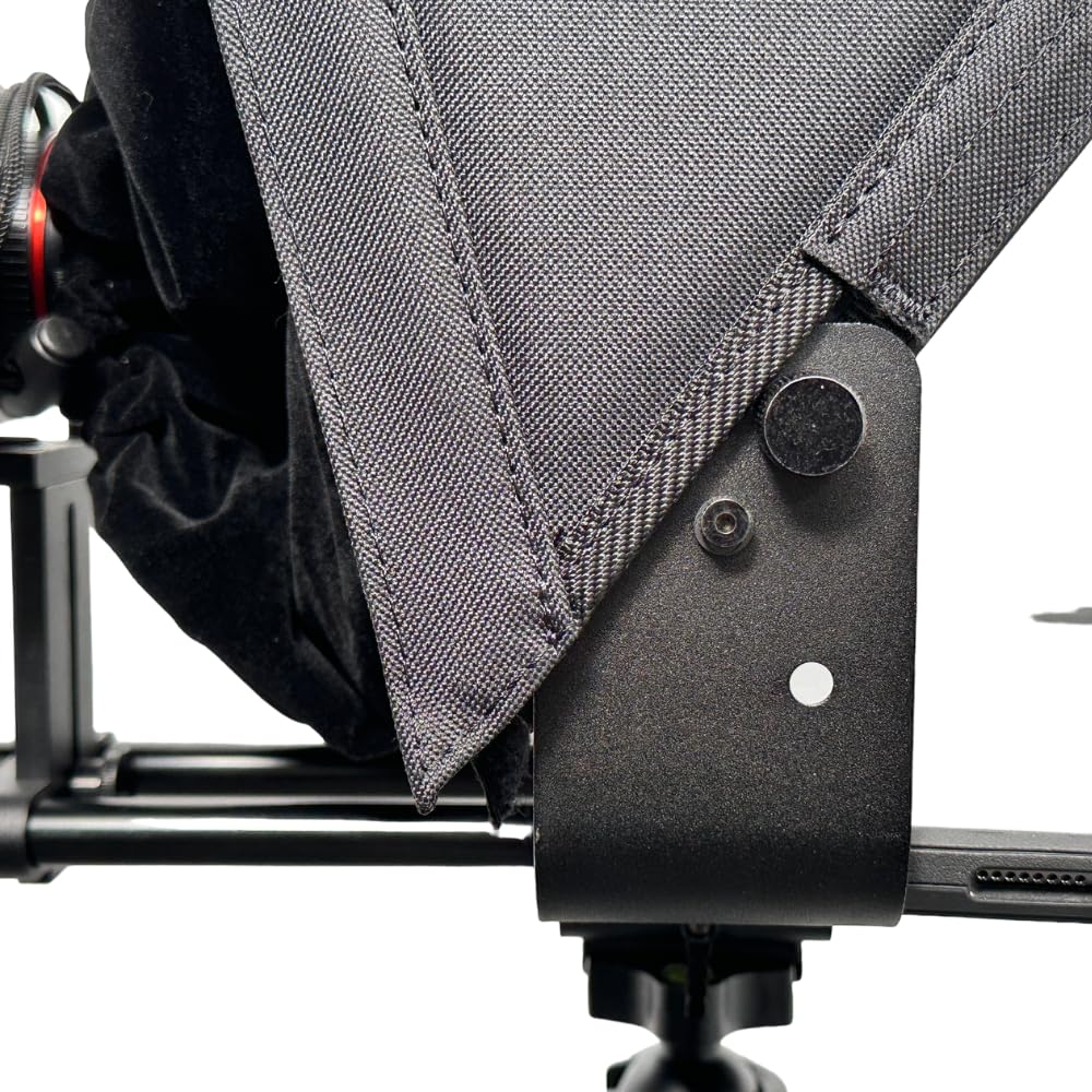 Glide Gear Tmp 500 Universal Video Camera Tripod Teleprompter 15Mm Rails W/ Carry Case