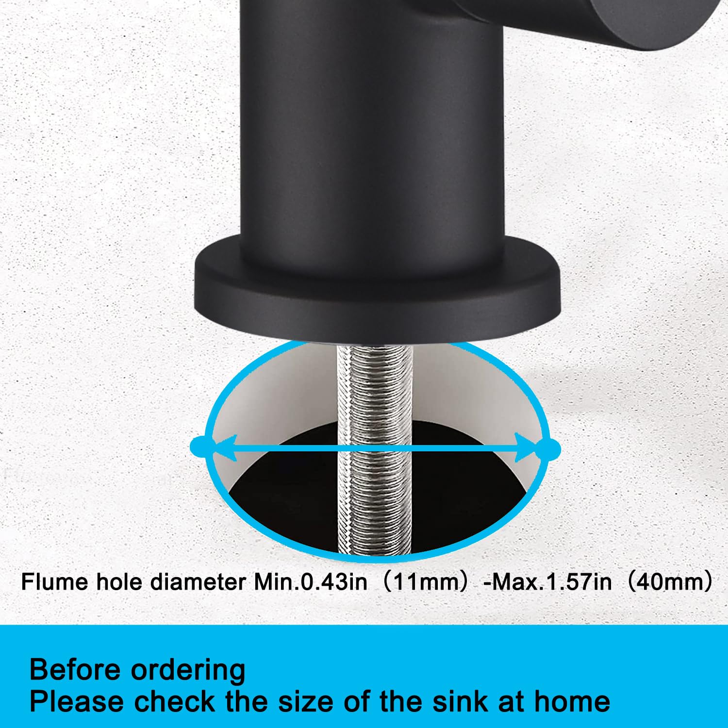 Deokxz Matte Black Drinking Water Filter Faucet For Kitchen Sink Reverse Osmosis Ro System, Lead- Sus Stainless Steel With Brass Finish (Matte Black)