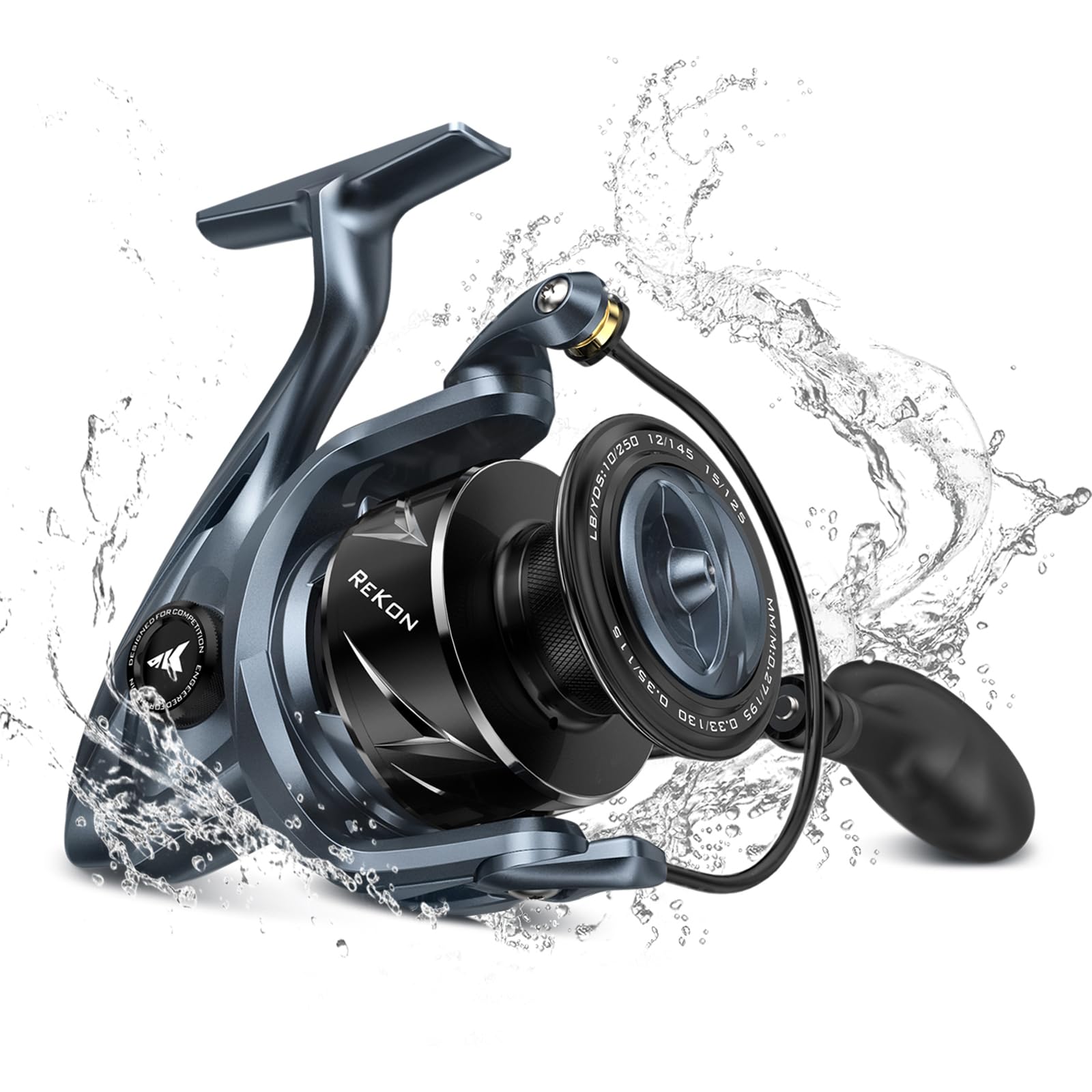 Kastking Rekon Saltwater Spinning Fishing Reel – Up To 55Lbs Max Drag Big Game Fishing Reel - Innovative Nylitech Body- Water Resistant - Maxidur 5+1+1 Corrosion-Resistance Bearing System