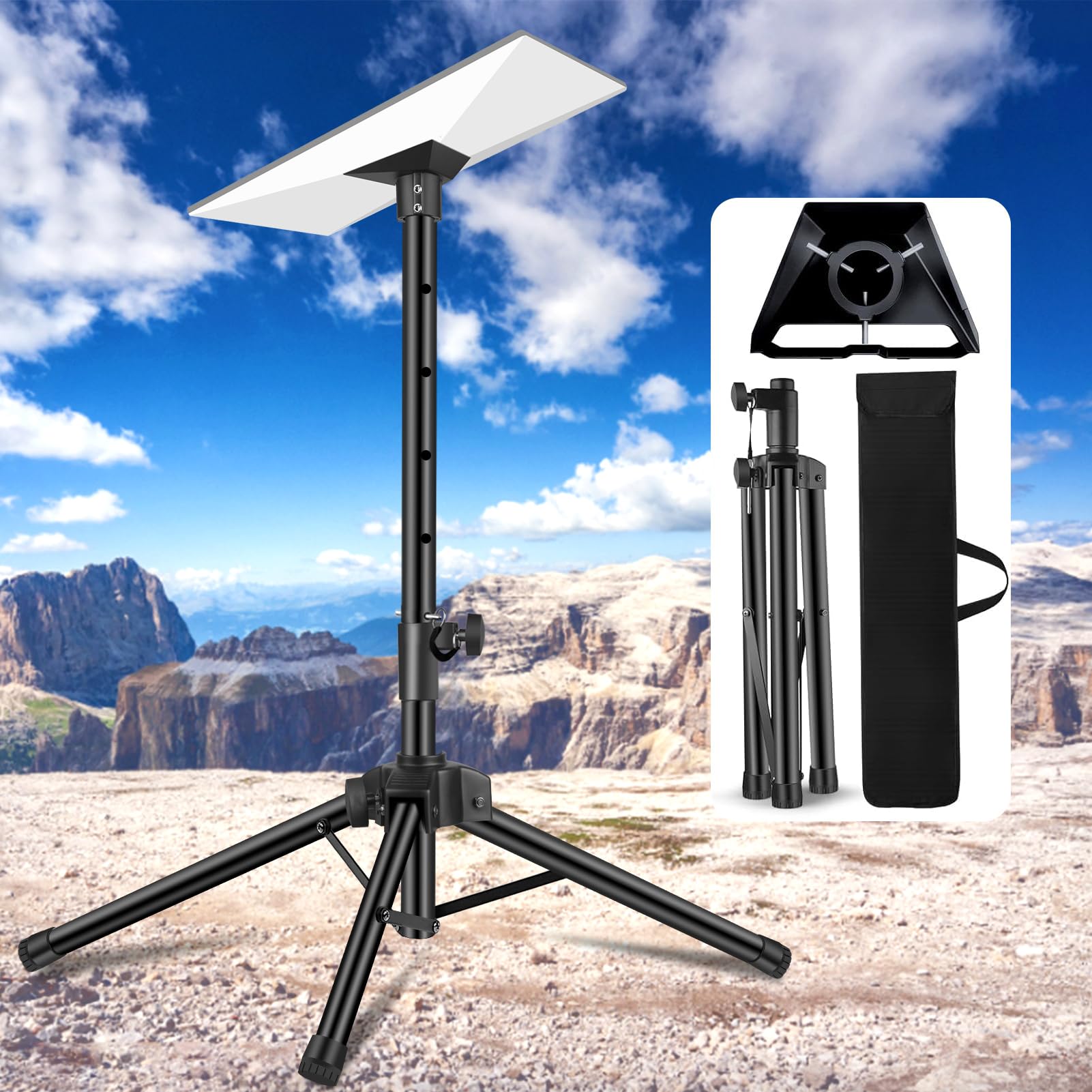 Ankey Starlink Gen 3 Tripod Stand Mount, Adjustable Heavy Duty Tripod Stand Mounting Kit With Pole Mount Compatible With Starlink Gen 3