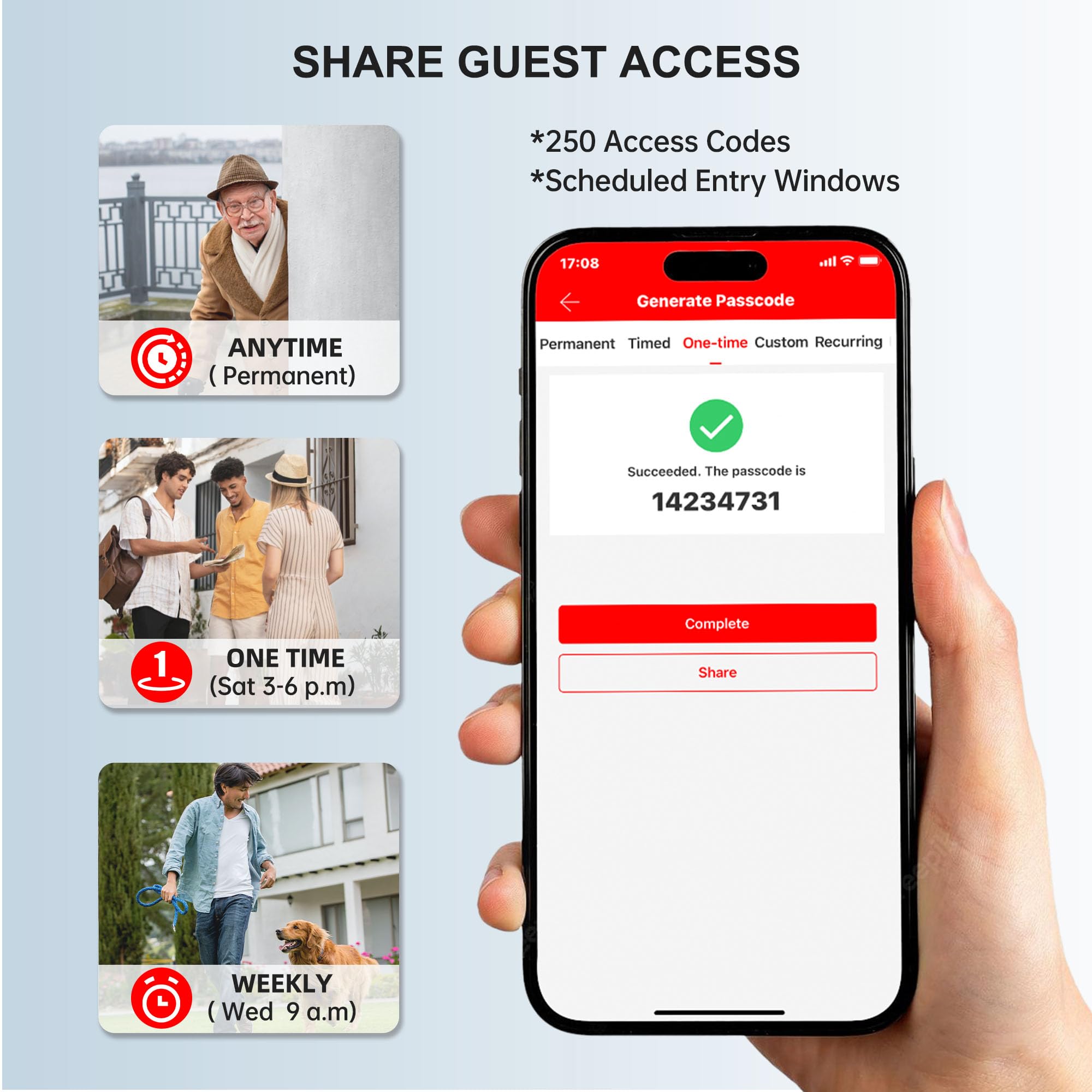 Hornbill Wi-Fi Smart Deadbolt Keyless Entry: 9-In-1 Smart Lock For Front Door, Smart Deadbolt Lock, Electronic Keypad Code Fingerprint Unlock, Works With Alexa For Home Office Hotel, Satin Nickel