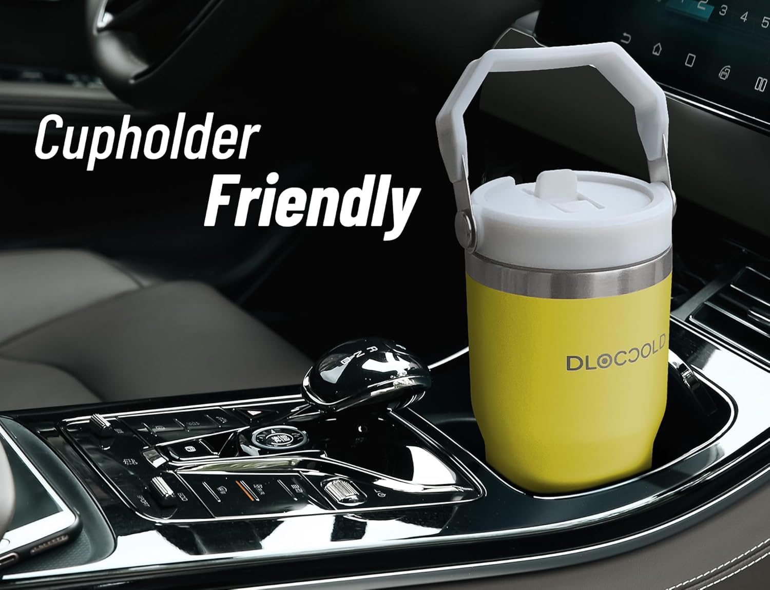 Dloccold 20 Oz Tumbler With Handle & Flip Straw For Kids, Insulated Stainless Steel Leak Proof