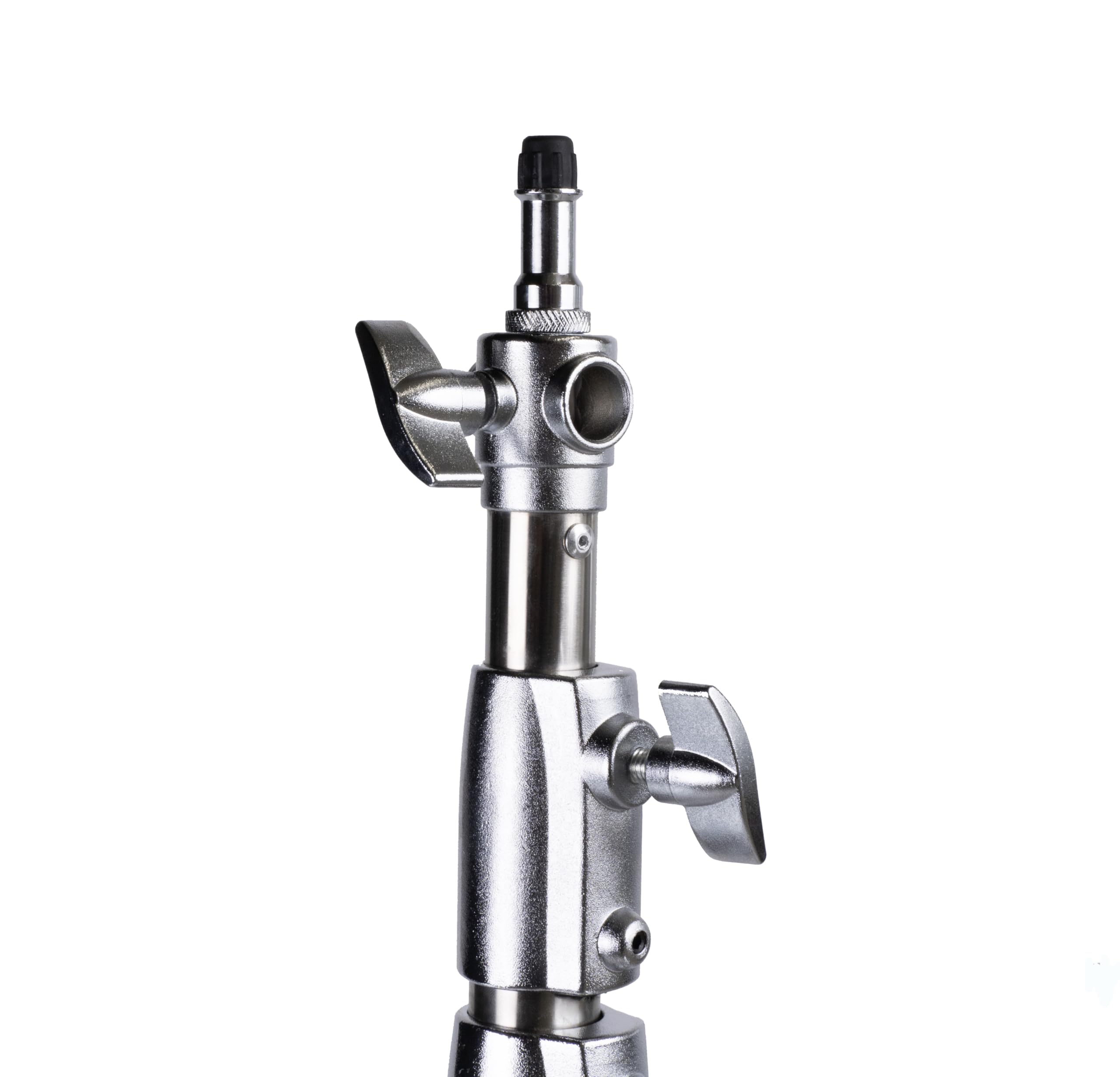 Reflex Camera Stainless Steel 9.2Ft/116 Inches Heavy Duty Studio Quality Telescopic Photography Light Stand, Spring Cushioned Design, Sturdy Tripod Base For Strobe,Led Video Light,Ring Light & Softbox