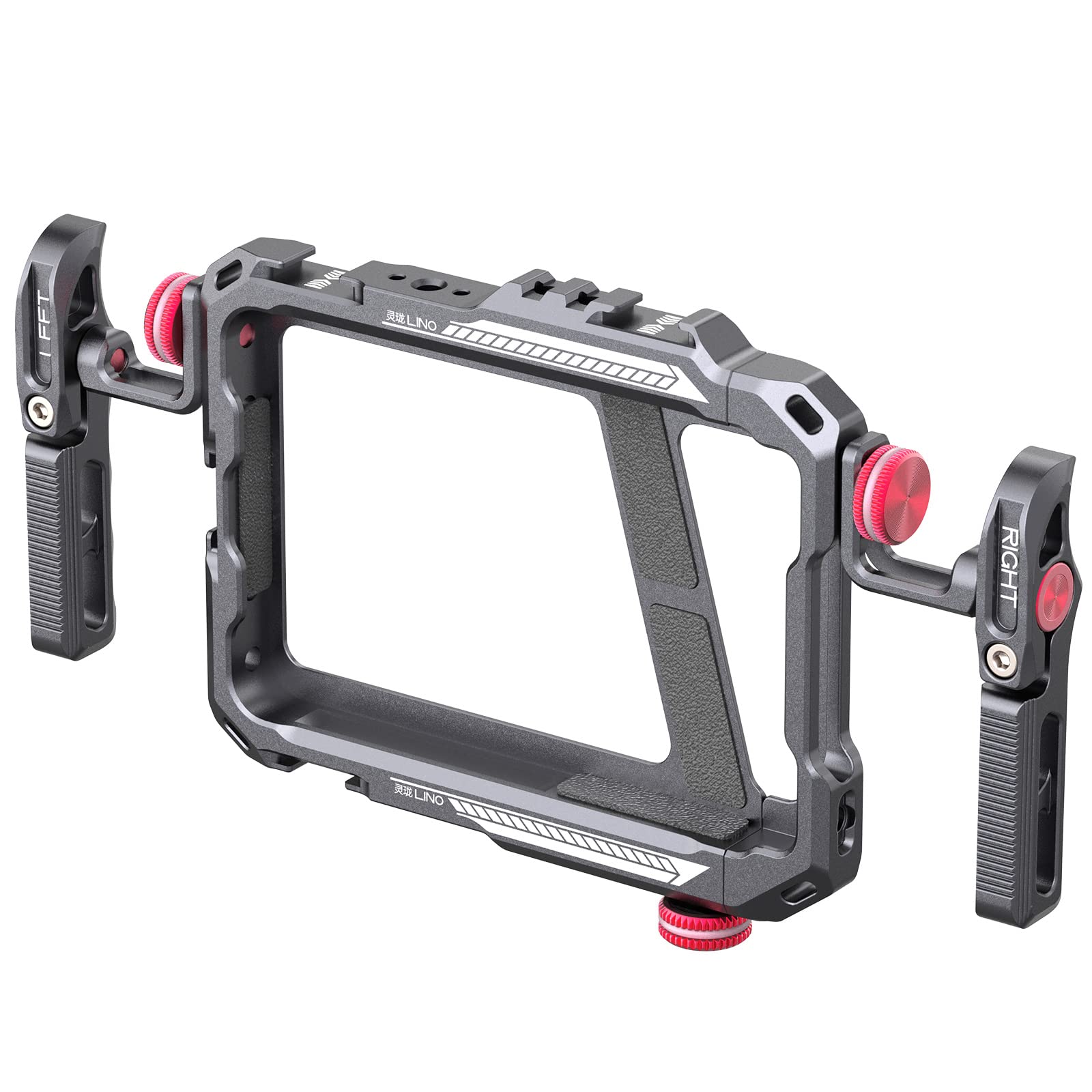 Ulanzi Smartphone Video Rig With Handle, Lino Filmmaking Case Aluminum Alloy Phone Video Stabilizer Grip Tripod Mount For Video Maker Videographer With Cold Shoe For Iphone 16 15 Mini Pro Max 8 Plus