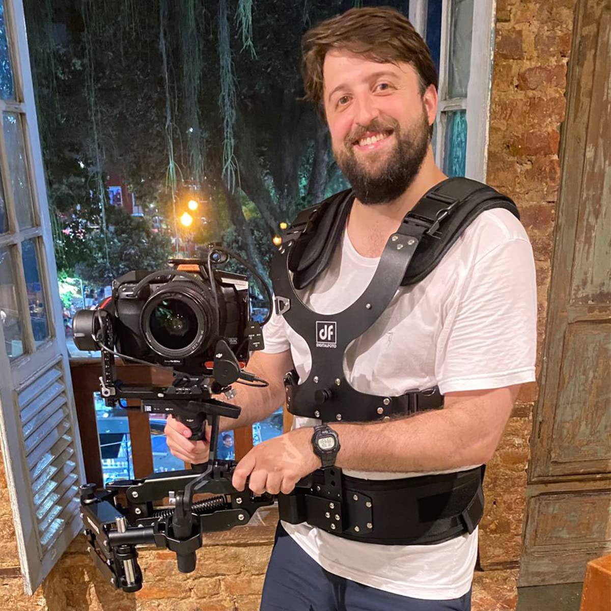 Difesuro Th02 Steadycam Axis Arm Adapter,Gimbal Vest Rotatable Converter For 12Mm 13Mm 16Mm Diameter Tube,Compatible With Dji Rs4 Pro/3/2/ Ronin S/Zhiyun Crane 3S/Float/Thanos Vest Series Etc