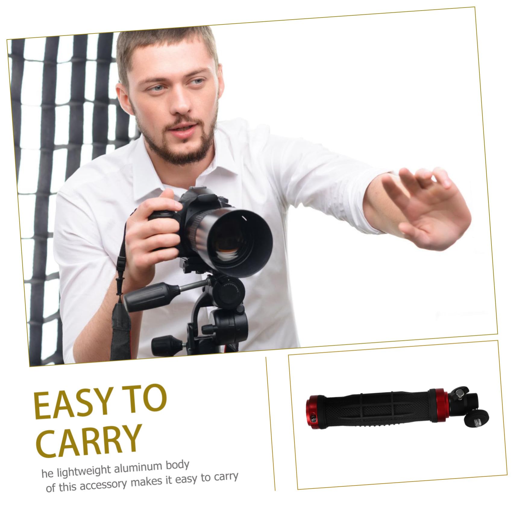 Diyeah Universal Handlegrip Digital Video Stabilizer For Dslr Multi-Use Camera Handle Grip Black