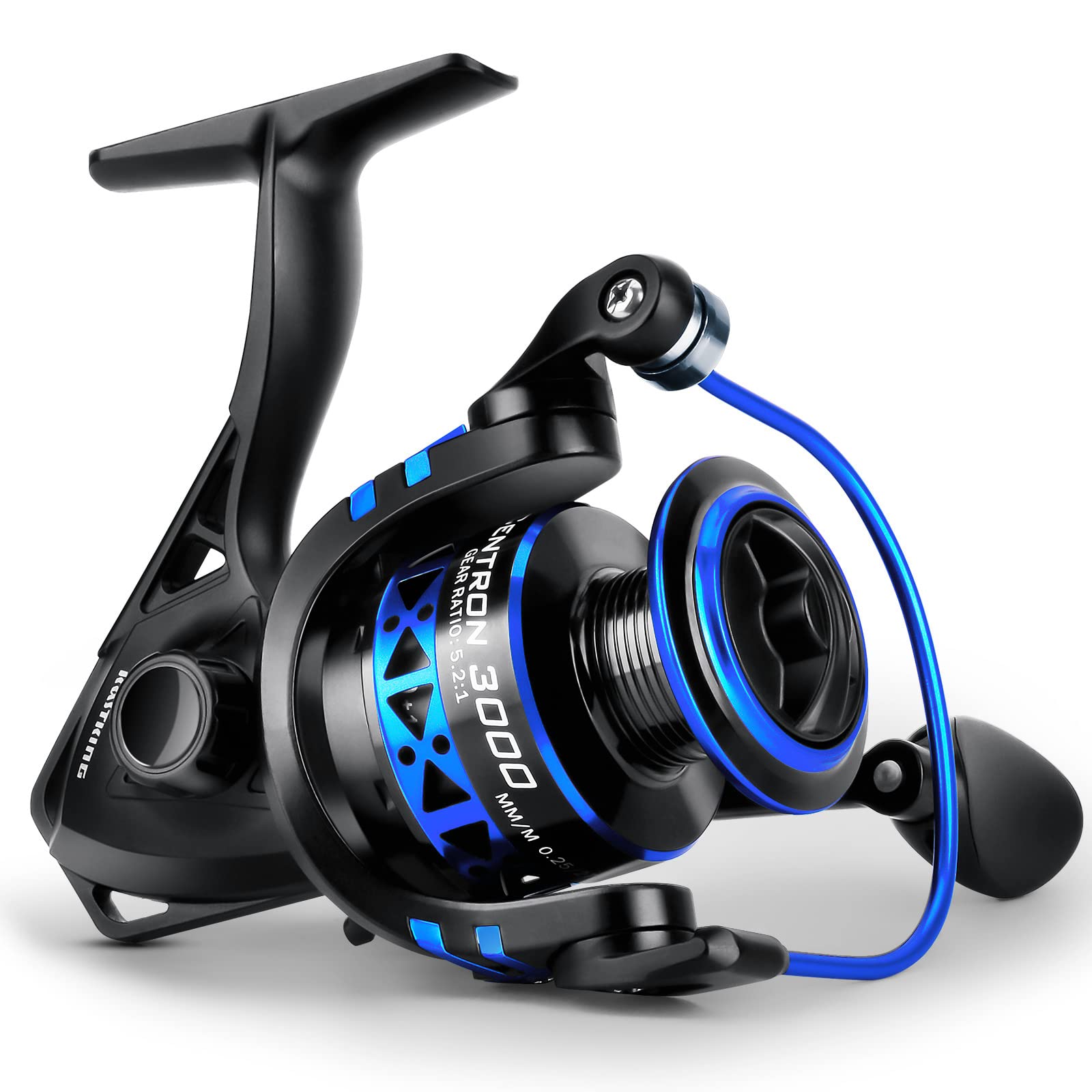 Kastking Centron Spinning Reel, Size 3000 Fishing Reel, Crixus Fishing Rods, Spinning Rod 7Ft -Medium - Fast-2Pcs