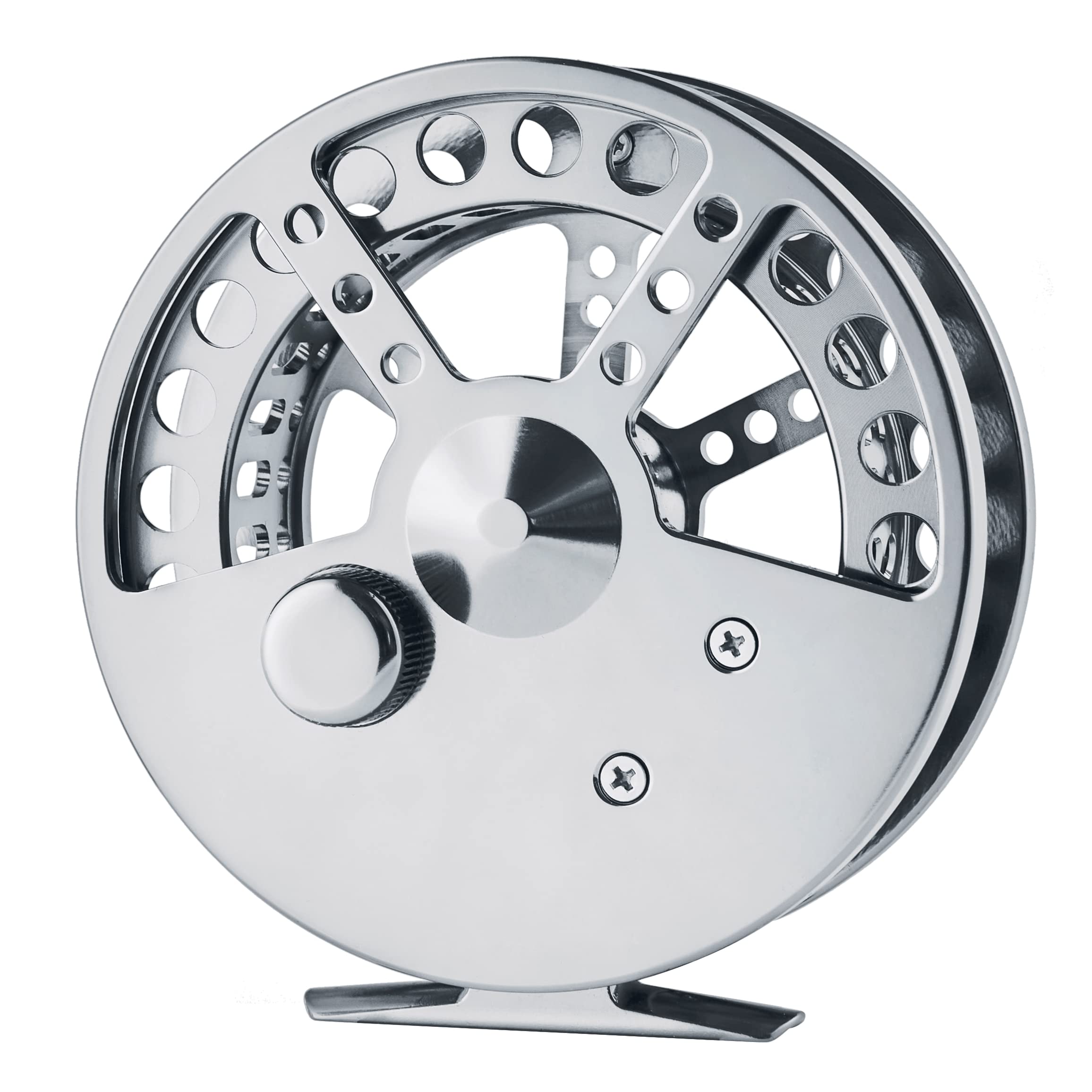 Channelmay Cnc Machined Aluminum Center Pin Centerpin Float Fishing Reel 108Mm 4 1/4 Inch Steelhead Salmon Trotting Fishing