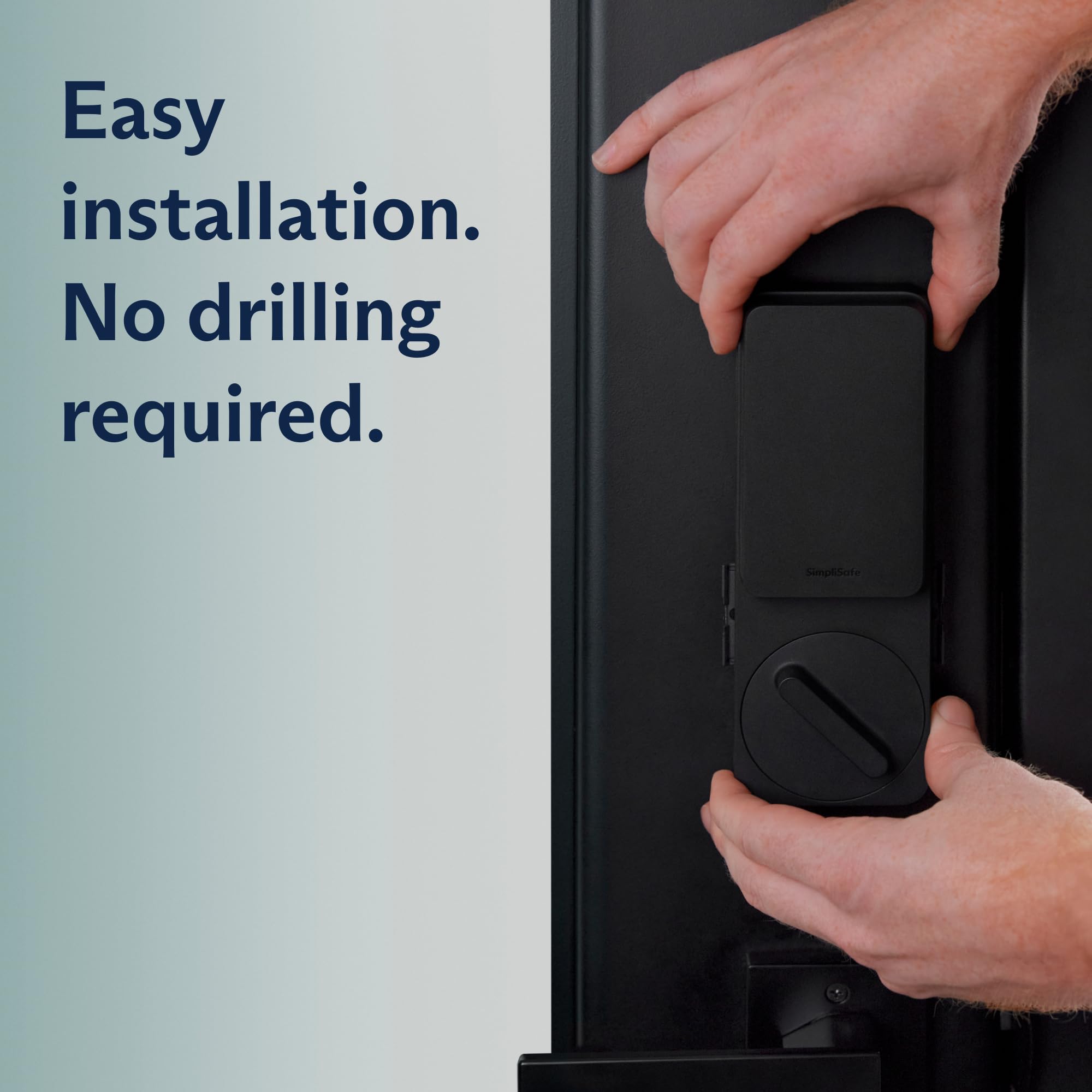 Simplisafe Smart Lock Series 2 (Black) For The Gen 3 Home Security System