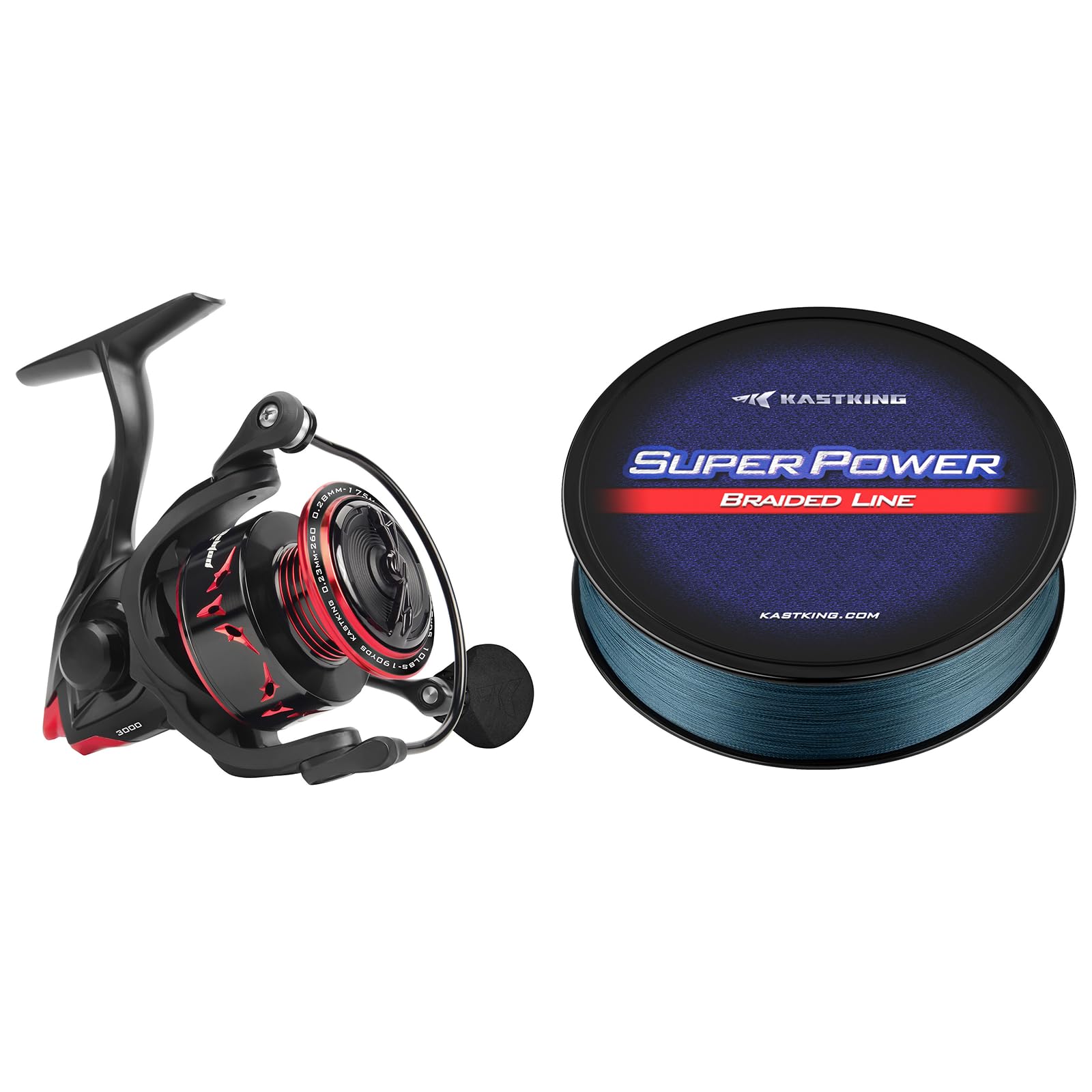 Kastking Speed Demon Elite Spinning Reel & Superpower Braided Fishing Line