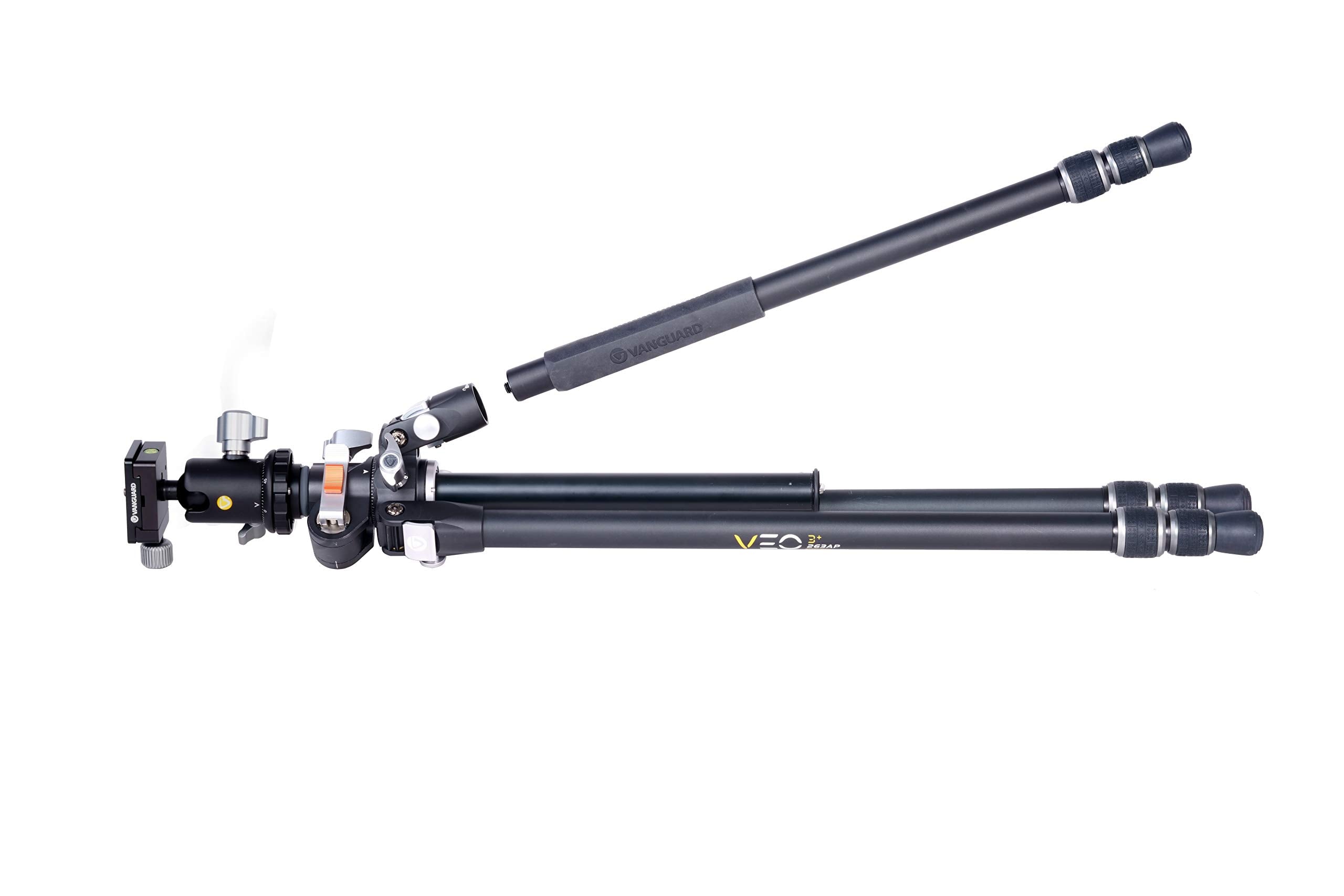 Vanguard Veo3+263Ab Aluminum Tripod With Ball Head With Multi-Angle Center Column For Overhead Shots