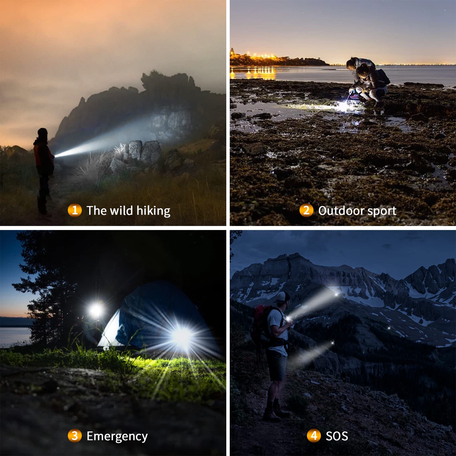 Ariix Super Bright Outdoor Edc Mini Keychain Led Flashlight High 650 Lumens,Waterproof Rechargable Small Torch For Camping And Emergency,Best  For You