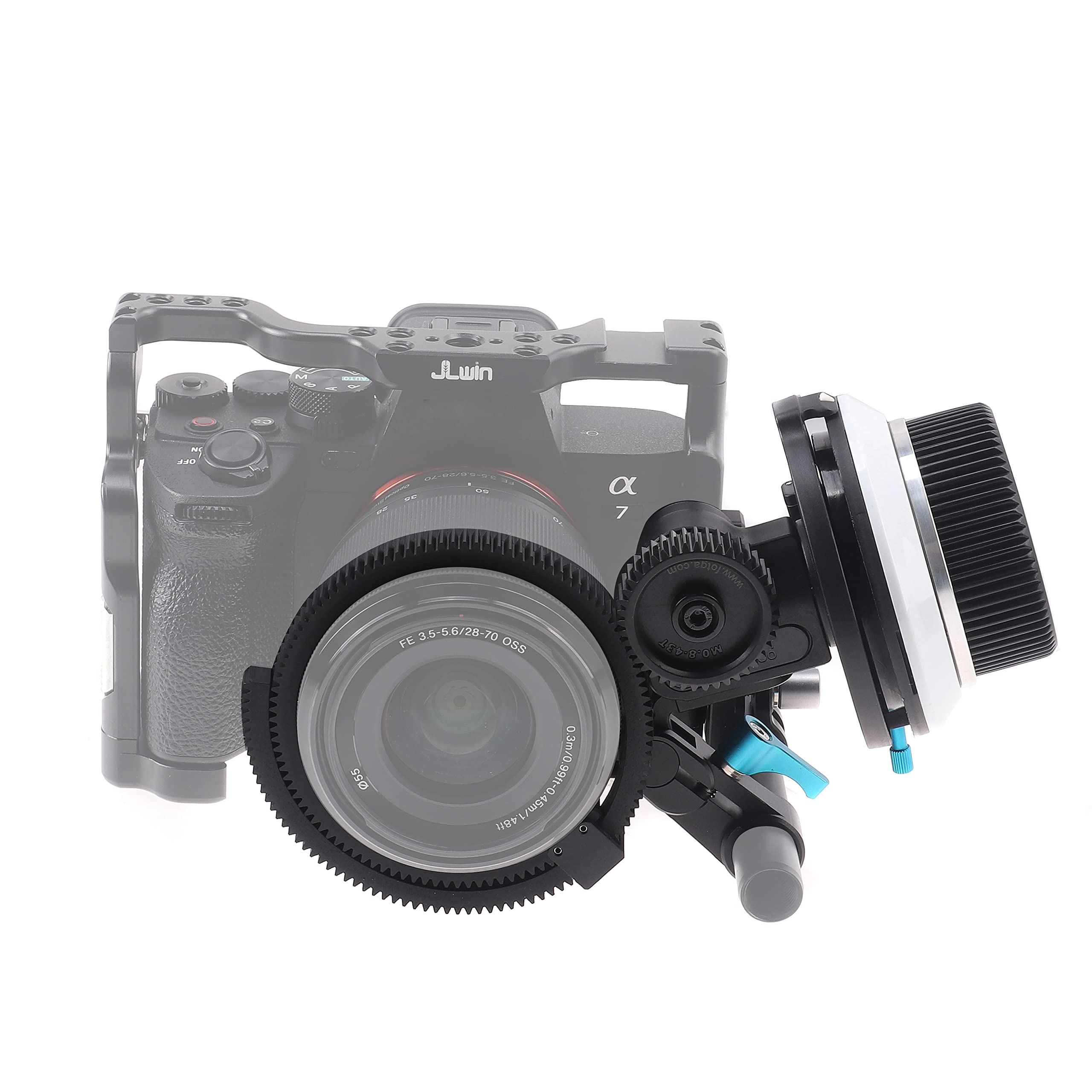 Fotga Compact 15Mm Rail Follow Focus + Mini Matte Box For Z8 Z9 A7Riii A7Rv R5 R8 Zfc S5 Ii Dslr Mirrorless Cinema Video Camera Making Video Filmmaking