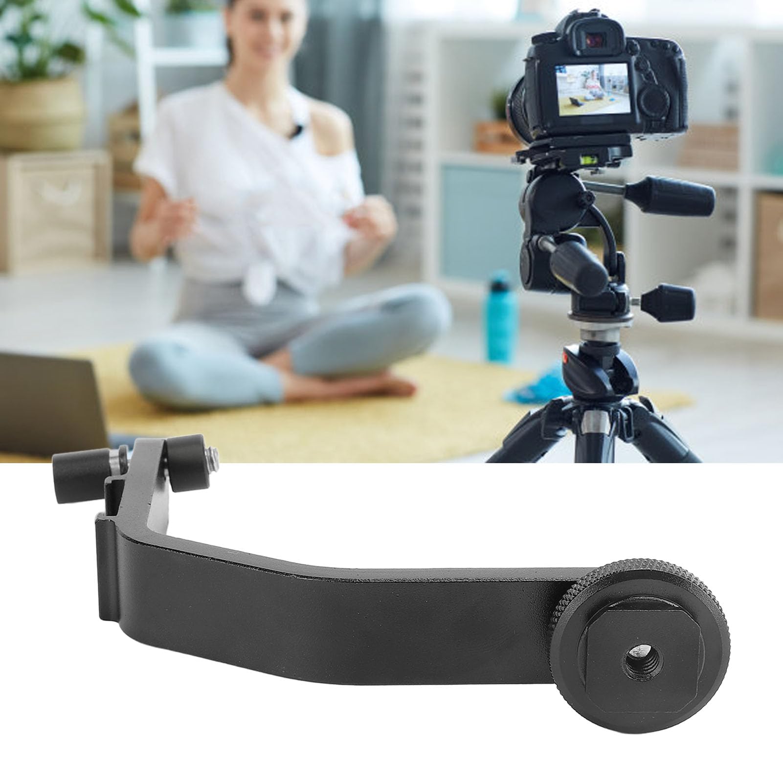 Gowenic Tilt Arm For Feelworld F5 F570 S55 Fw568 5 Inch 5.5 Inch 5.7 Inch 4K Hdmi On Camera Field Monitor Mount On Dslr Stabilizer Gimbal Crane Rig, 360 Degree Rotation