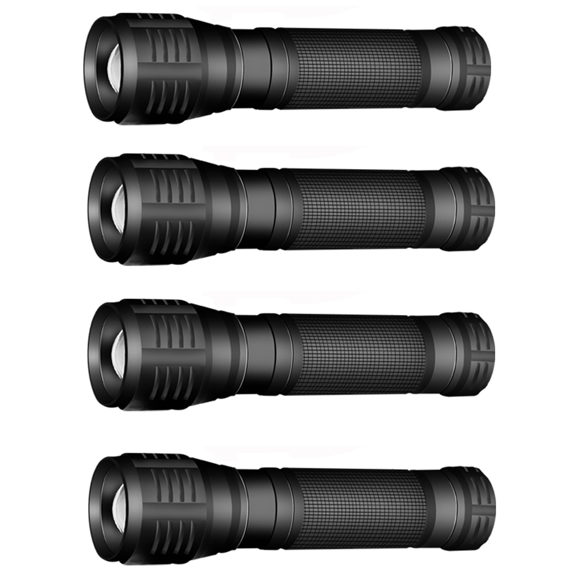 Denarp Led Flashlights - Mini Camping Flashlights With 3000 Lumens,3 Modes, Zoomable,4 Pack