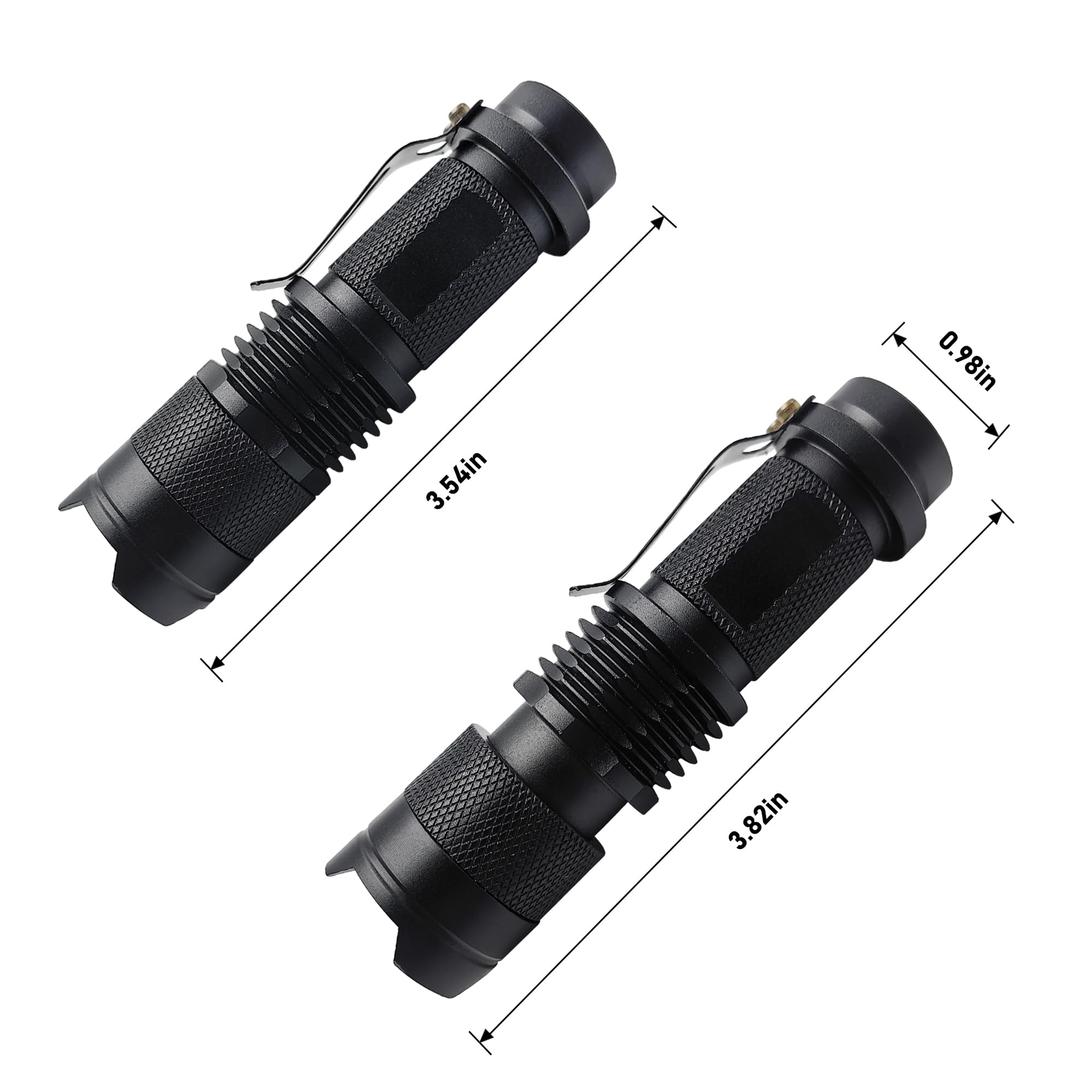 Zyunmall Red Light Flashlight, Single Mode Mini Led Flashlight For Astronomy, Aviation, Outdoor Activities, Night Observation