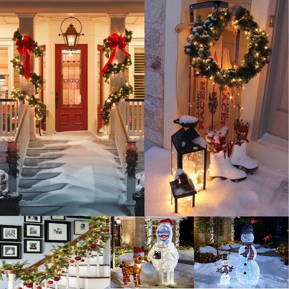 Loende Christmas Lights With Timer Battery Operated String Lights 100 Led 8 Modes String Lights Clear Mini Light Set For Wedding Party Home Garden Wreath, Waterproof, Warm White