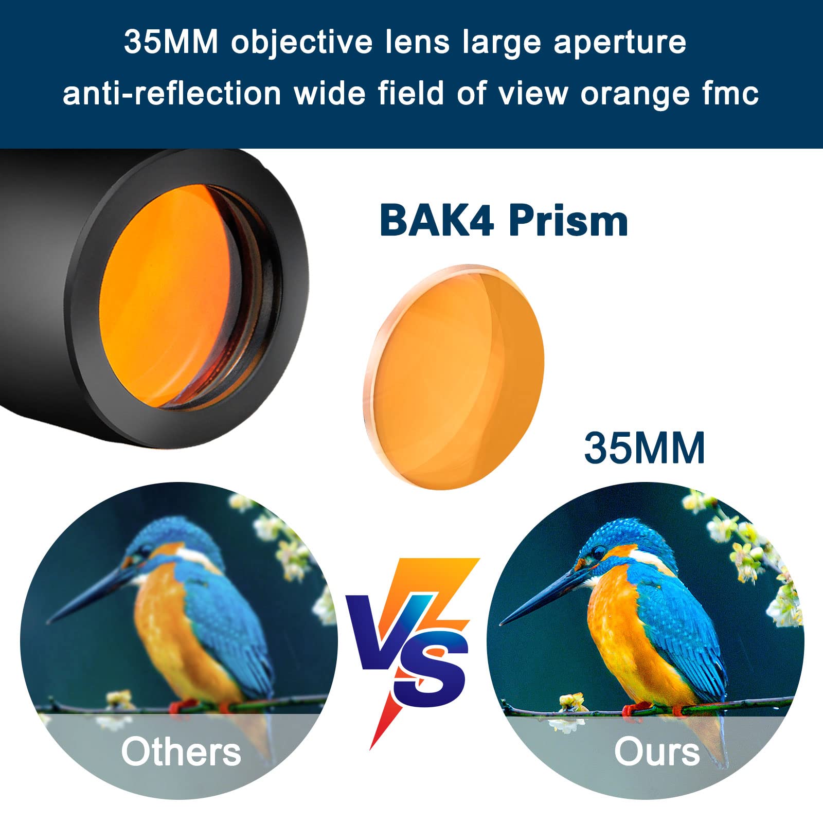 Piliwl Binoculars For Adults High Power,60×60 With Low Light Night Vision Waterproof Binoculars Watching Outdoor Sports Concerts Binoculars For Bird Watching Professional