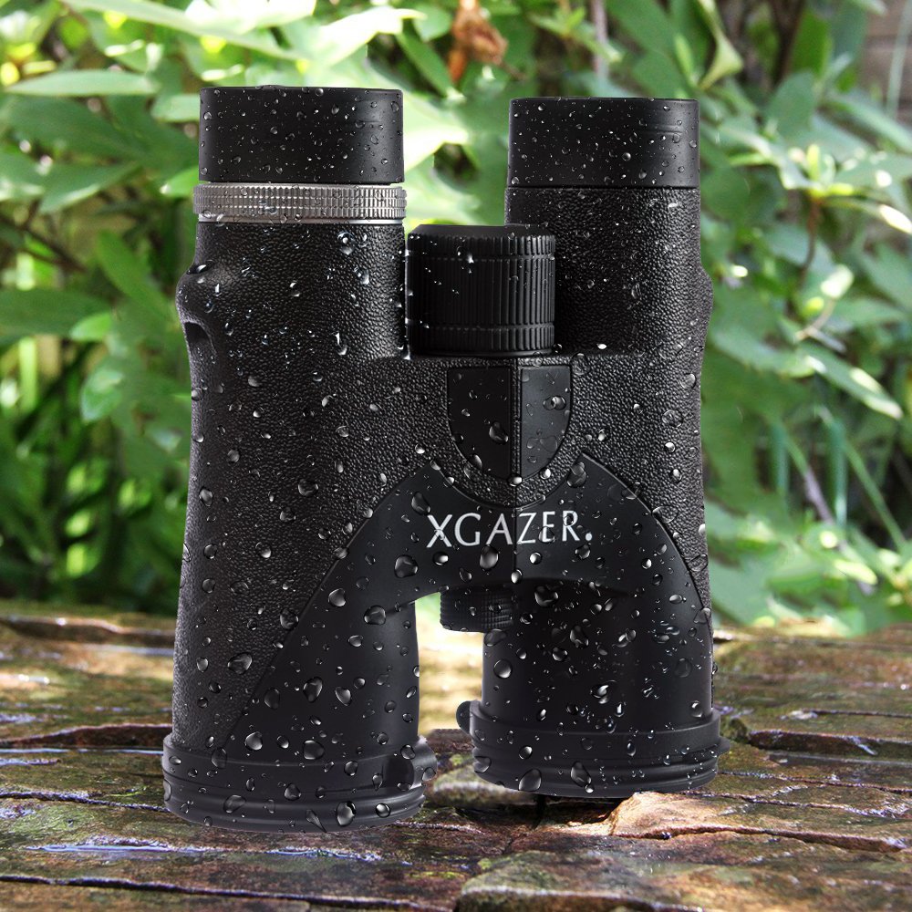 Xgazer Optics 8X42 Hd Professional Binoculars - High Power Travel, Hunting, Fishing, Safari, Bird Watching Binoculars - Long Range, Eye-Relief Binoculars W/Neck Strap, Cleaning Cloth & Carrying Case