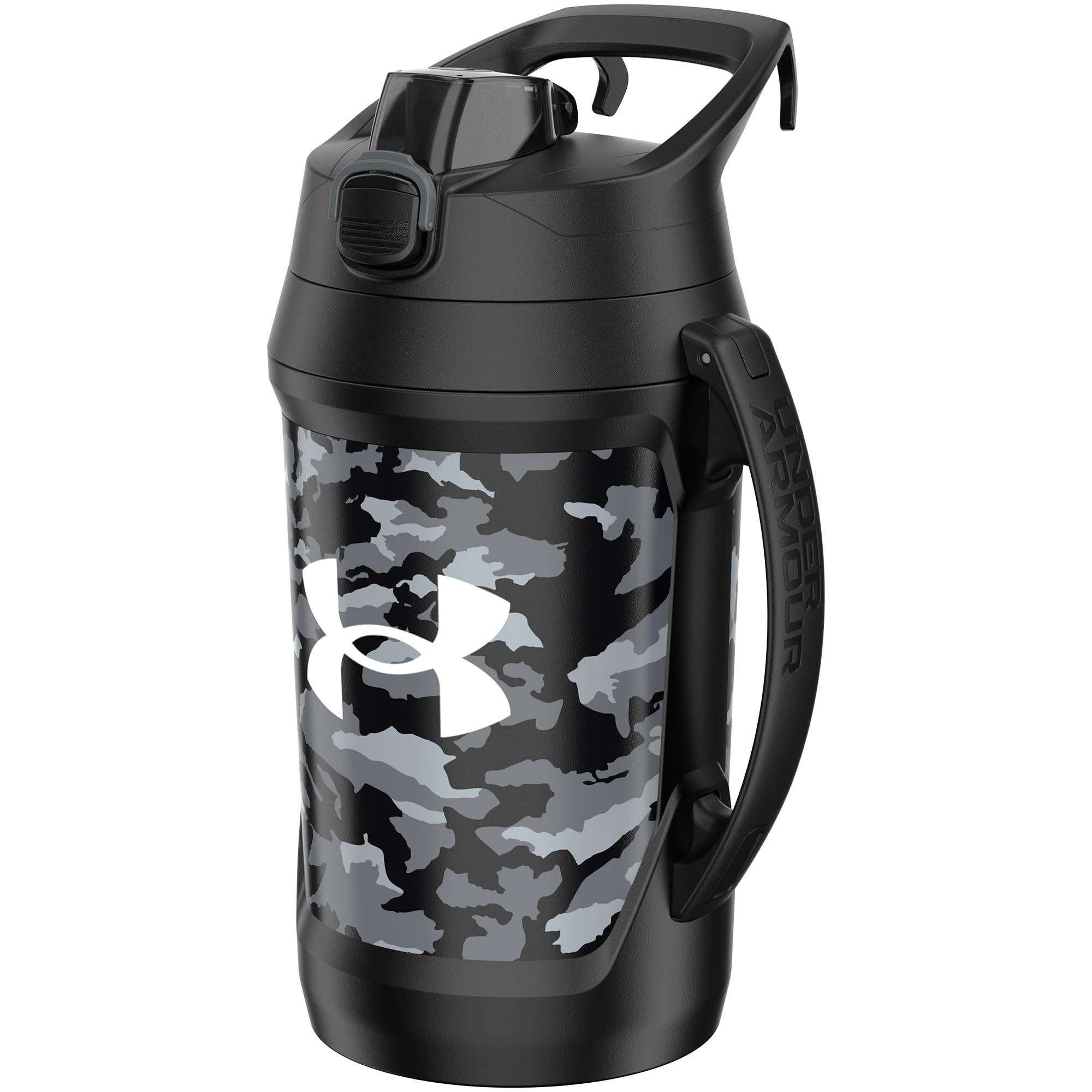 Under Armour Sports Water Jug, 64Oz Insulated Water Bottle W/Handle, Half Gallon, Fence Hook