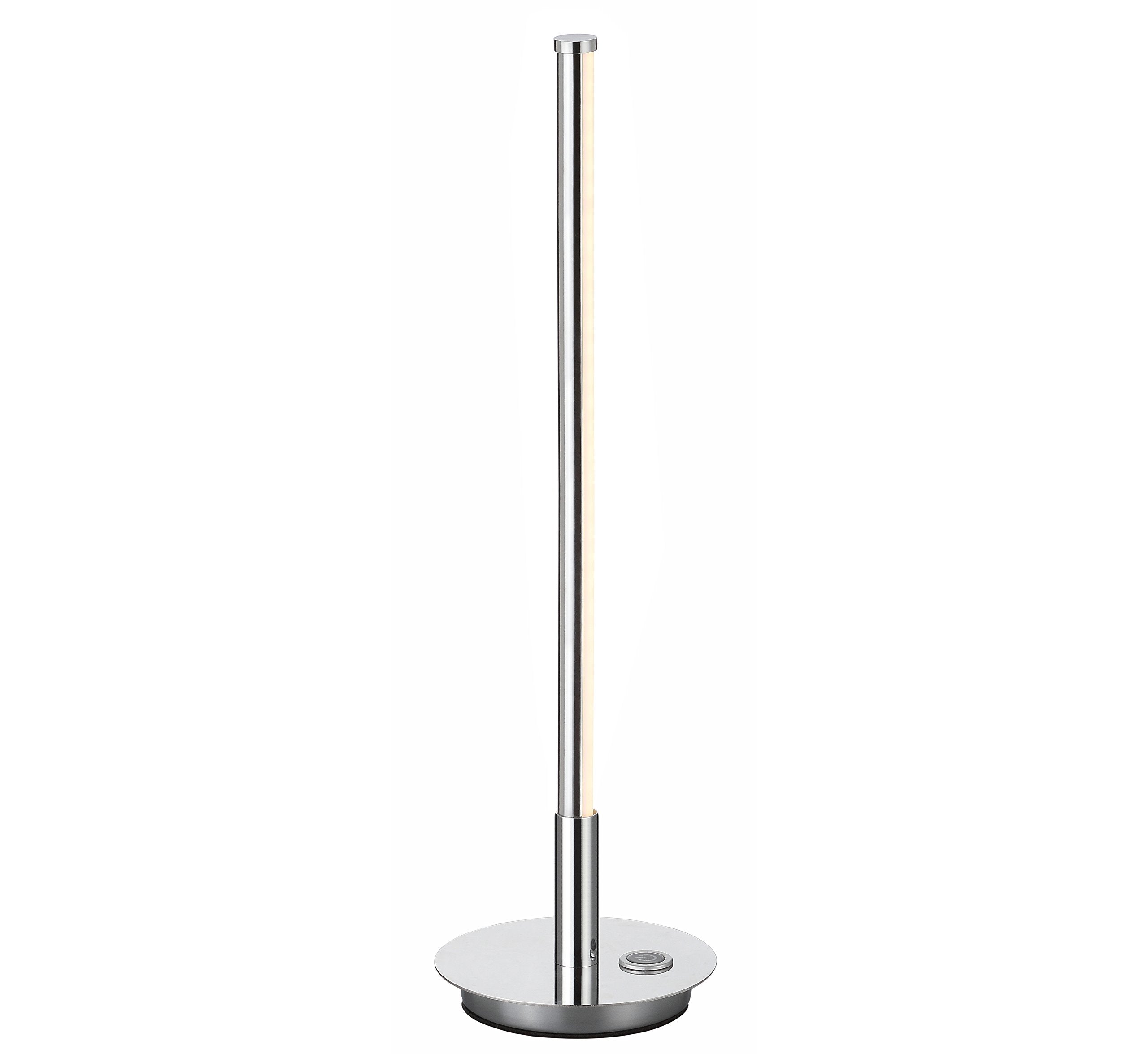 Jonathan Y Jyl7002A Keira 16.5" Led Integrated Table Lamp Modern,Contemporary For Bedroom, Living Room, Office, College Dorm, Coffee Table, Bookcase, Chrome