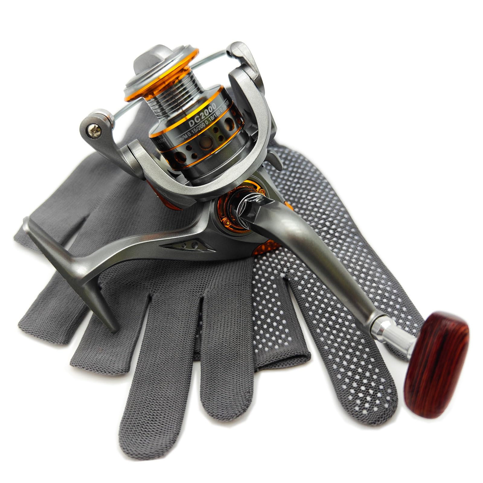 Yijiexun Spinning Reel,Freshwater Spinning Fishing Reels,Cnc Alloy Wire Cup,5.2:1 Gear Ratio,2000,Max Drag 22Lbs,Smooth Fresh And Saltwater Fishing Reel